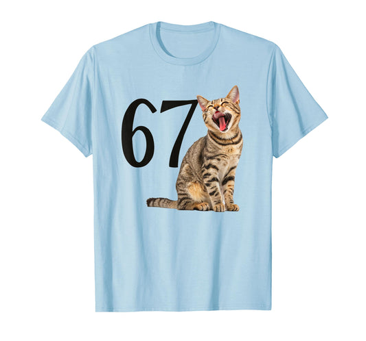 67 Laughing Cat Funny Meme T-Shirt