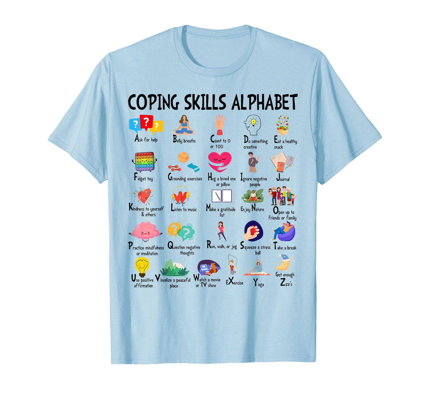 Mental Health tie Clothing Counselor Shirt Women Therapist T-Shirt