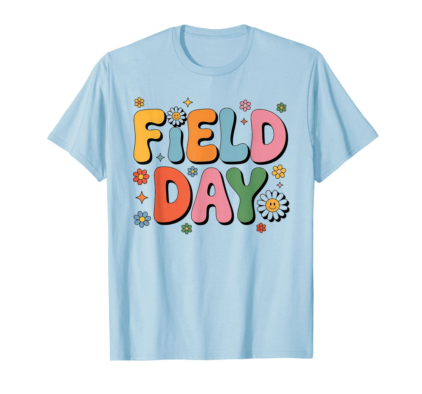 Field-Day Shirts For Kids 2-8T Toddler Boys Girls Field-Day T-Shirt