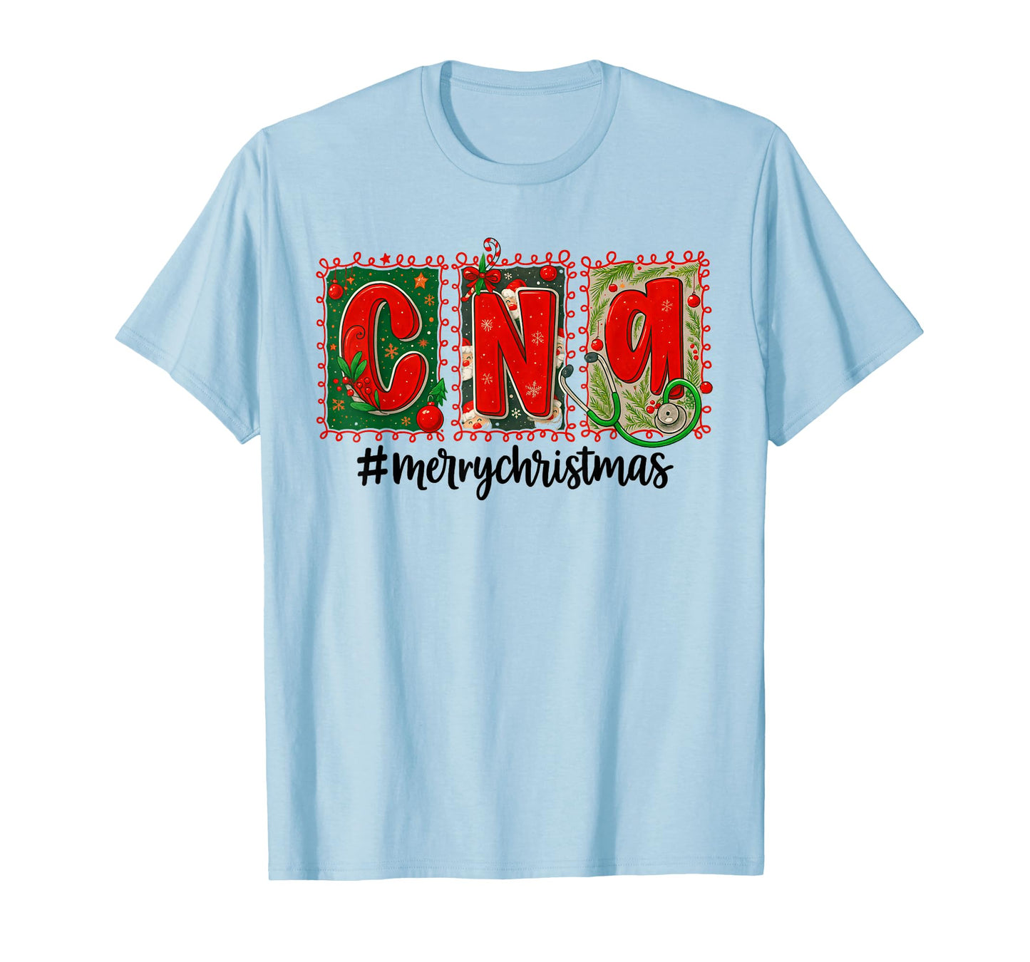 CNA Christmas Nurse Life Certified Nursing Assistant Women T-Shirt