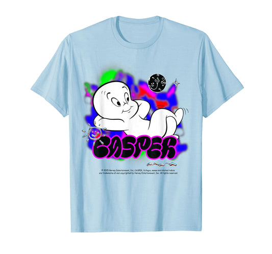 Casper Movie Vibrant Neon Style T-Shirt