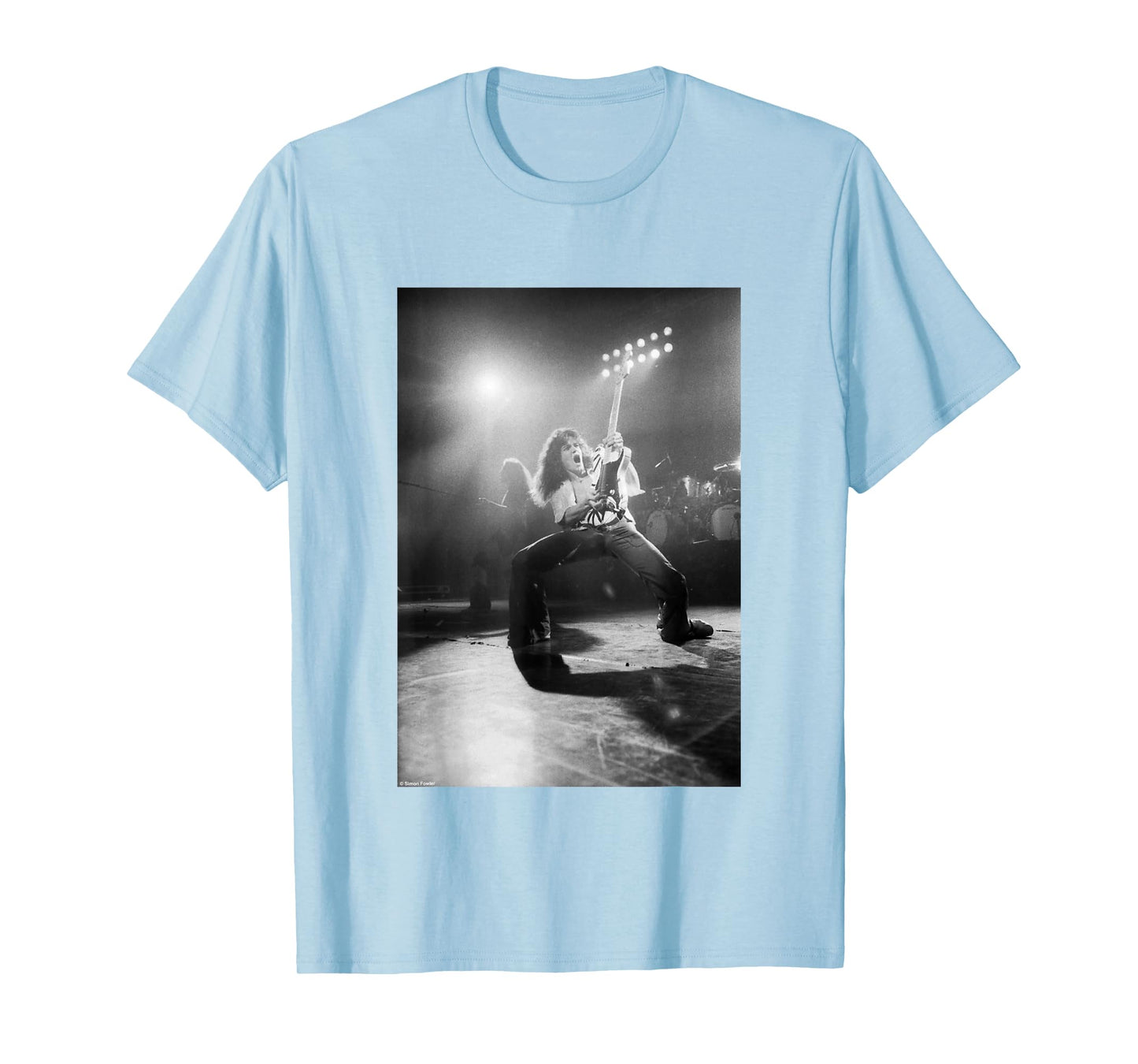 Eddie Van Halen Live Rainbow Theatre by Simon Fowler T-Shirt