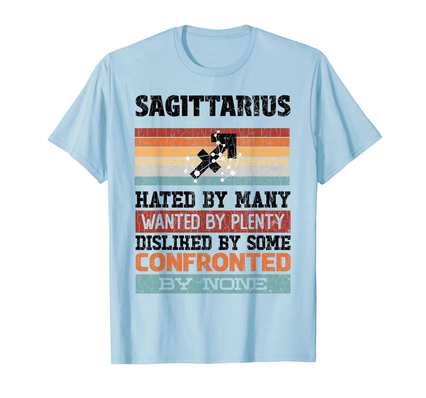 Zodiac Sign Funny Sagittarius Hated By Many Graphic T-Shirt
