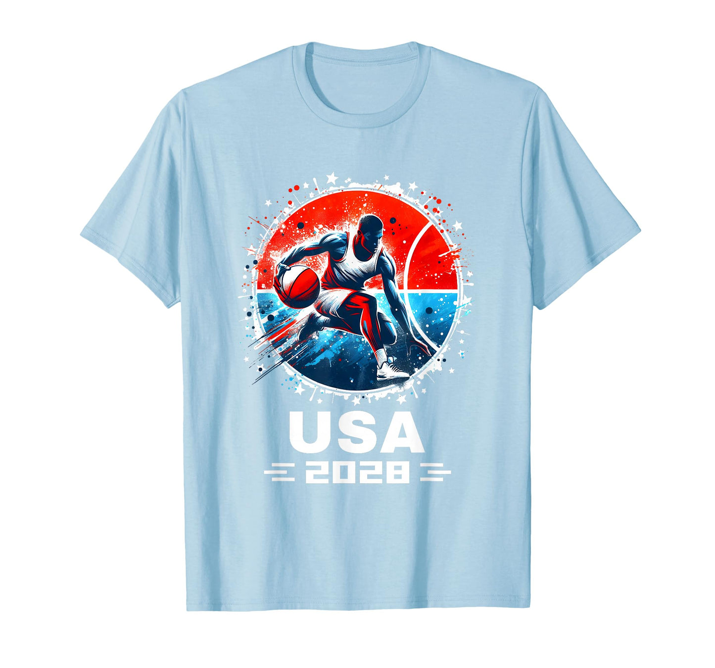 USA Team 2028 Basketball Shirt 2028 Basketball Apparel 2028 T-Shirt