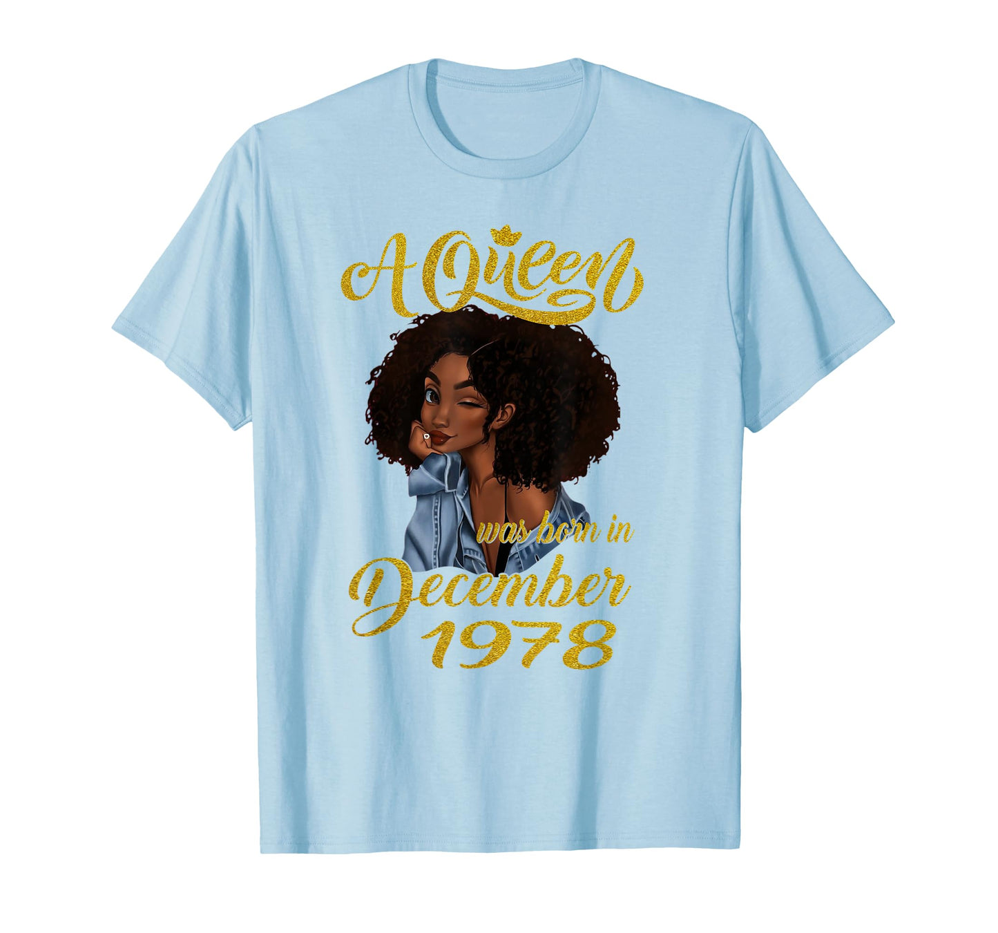 A Queen Was Born in December 1978 42nd Birthday Gift T-Shirt