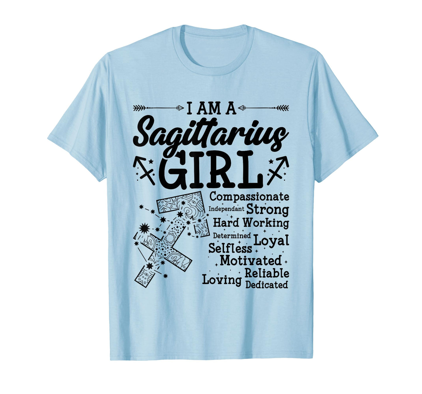 Sagittarius Girl Zodiac Sign Women Sagittarius T-Shirt