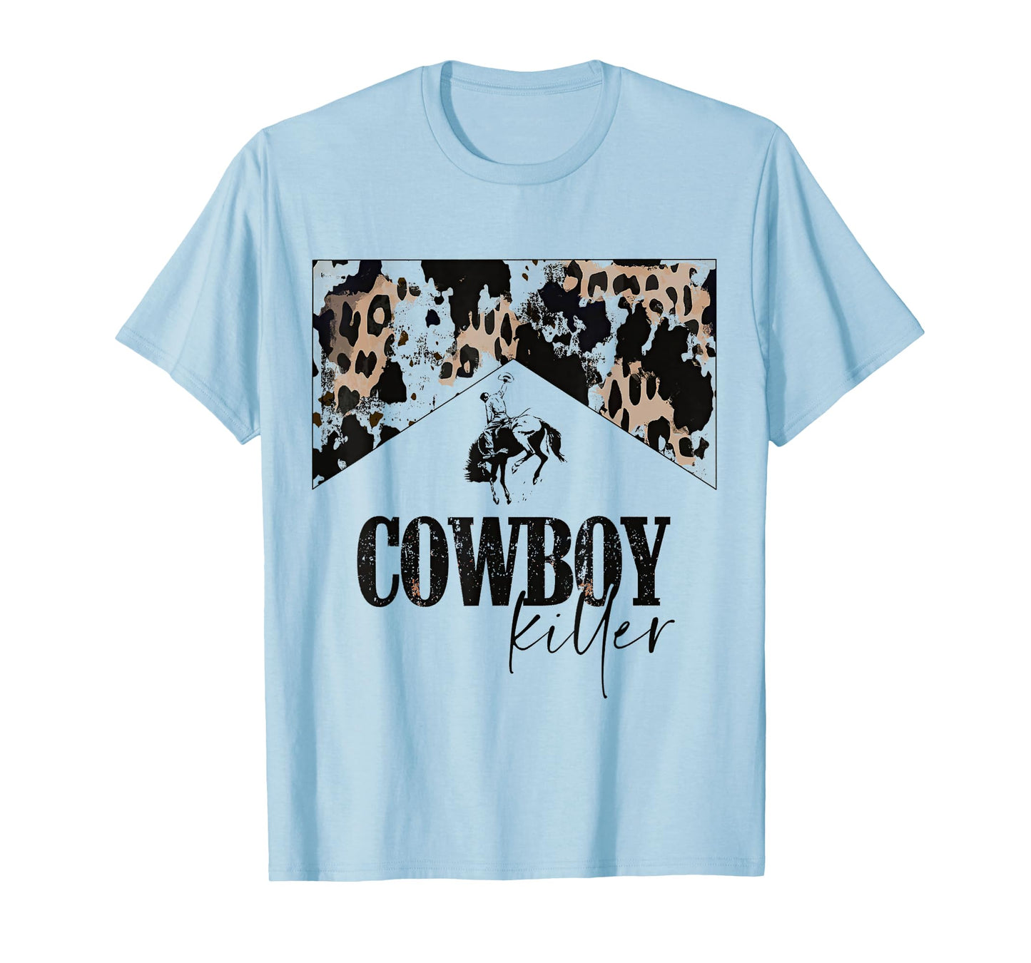 Cowboy Killer Western leopard country cowgirl vintage woman T-Shirt