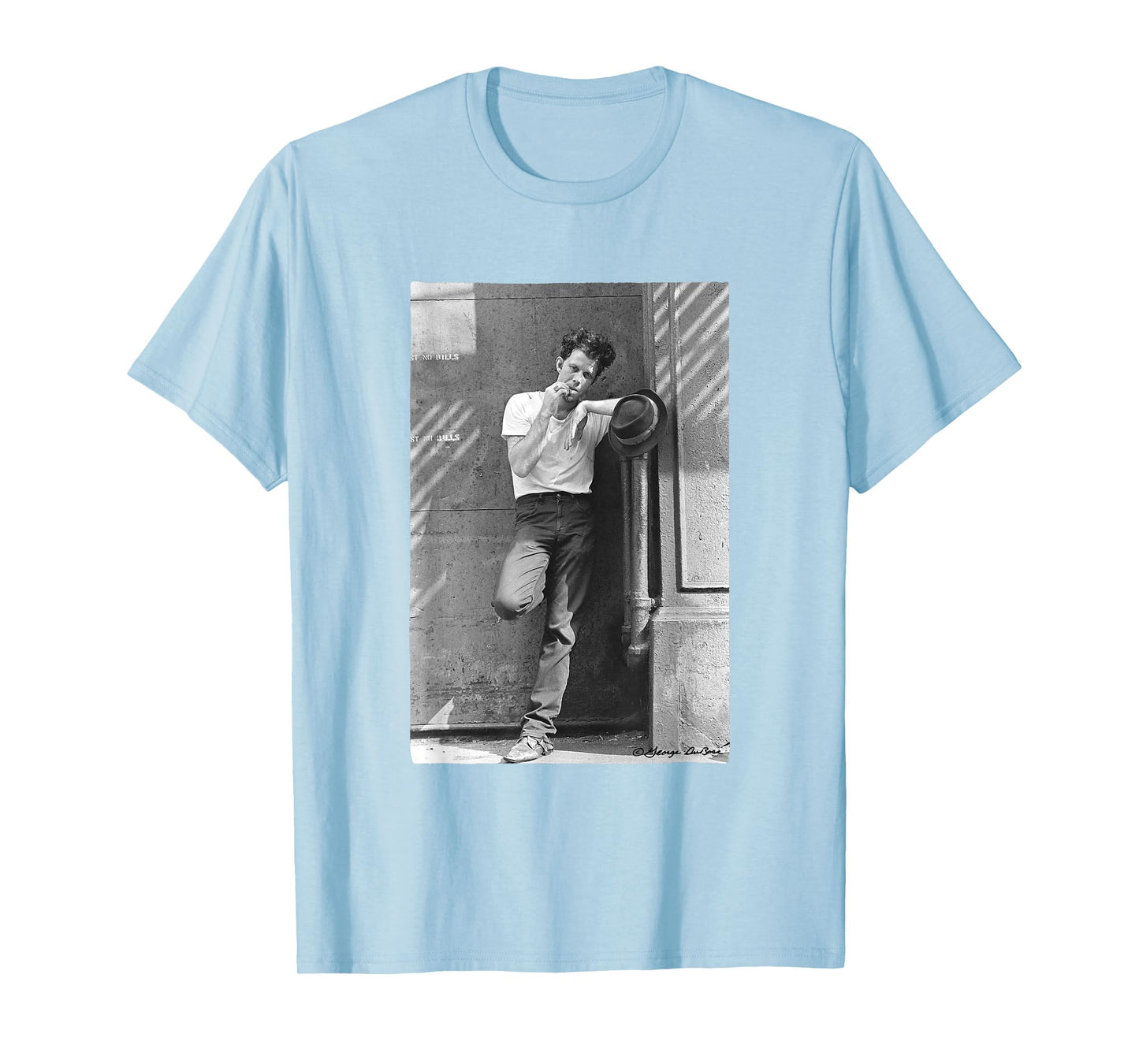 Tom Waits Street Portrait by George DuBose T-Shirt