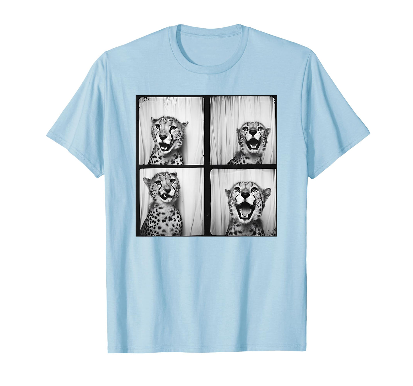 African Cheetah Zoo Photobooth Quirky Funny Safari Animal T-Shirt