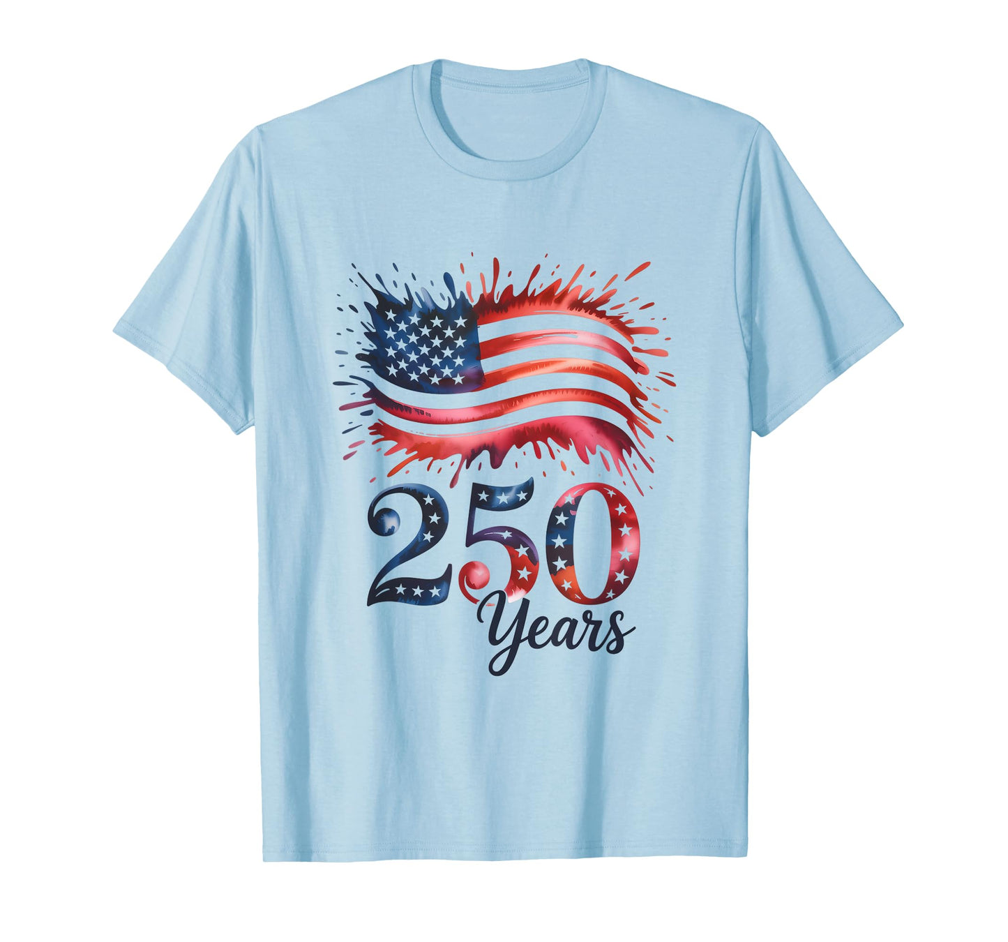 250 Years 1776-2026 250th Birthday T-Shirt