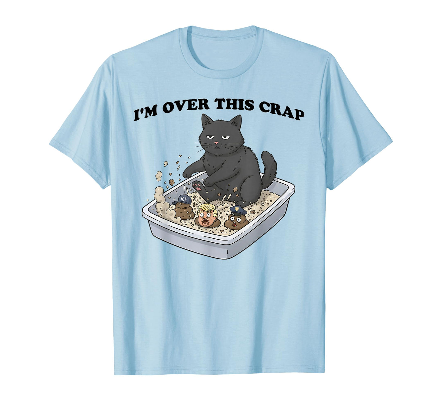 Cat I'm Over This Crap T-Shirt
