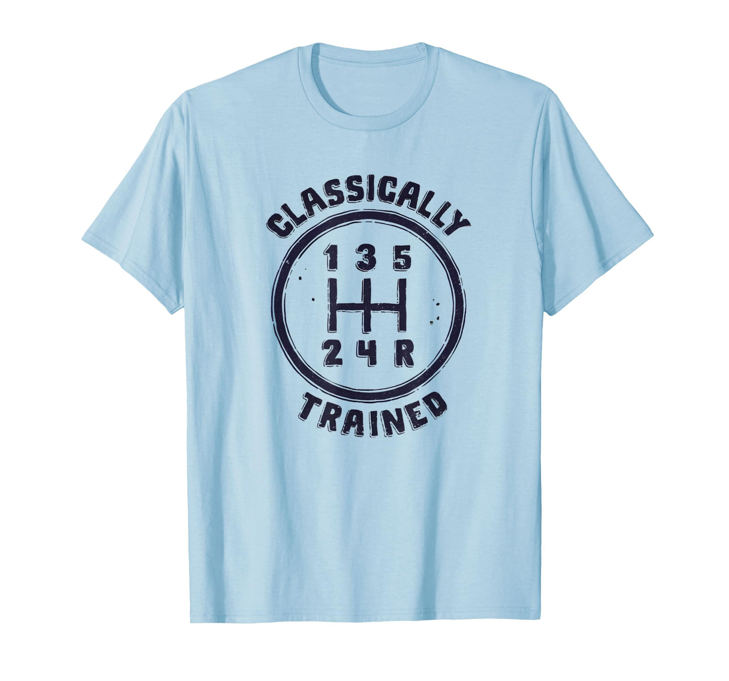 Cool Tees Classically Trained Funny Manual Driver Driving T-Shirt