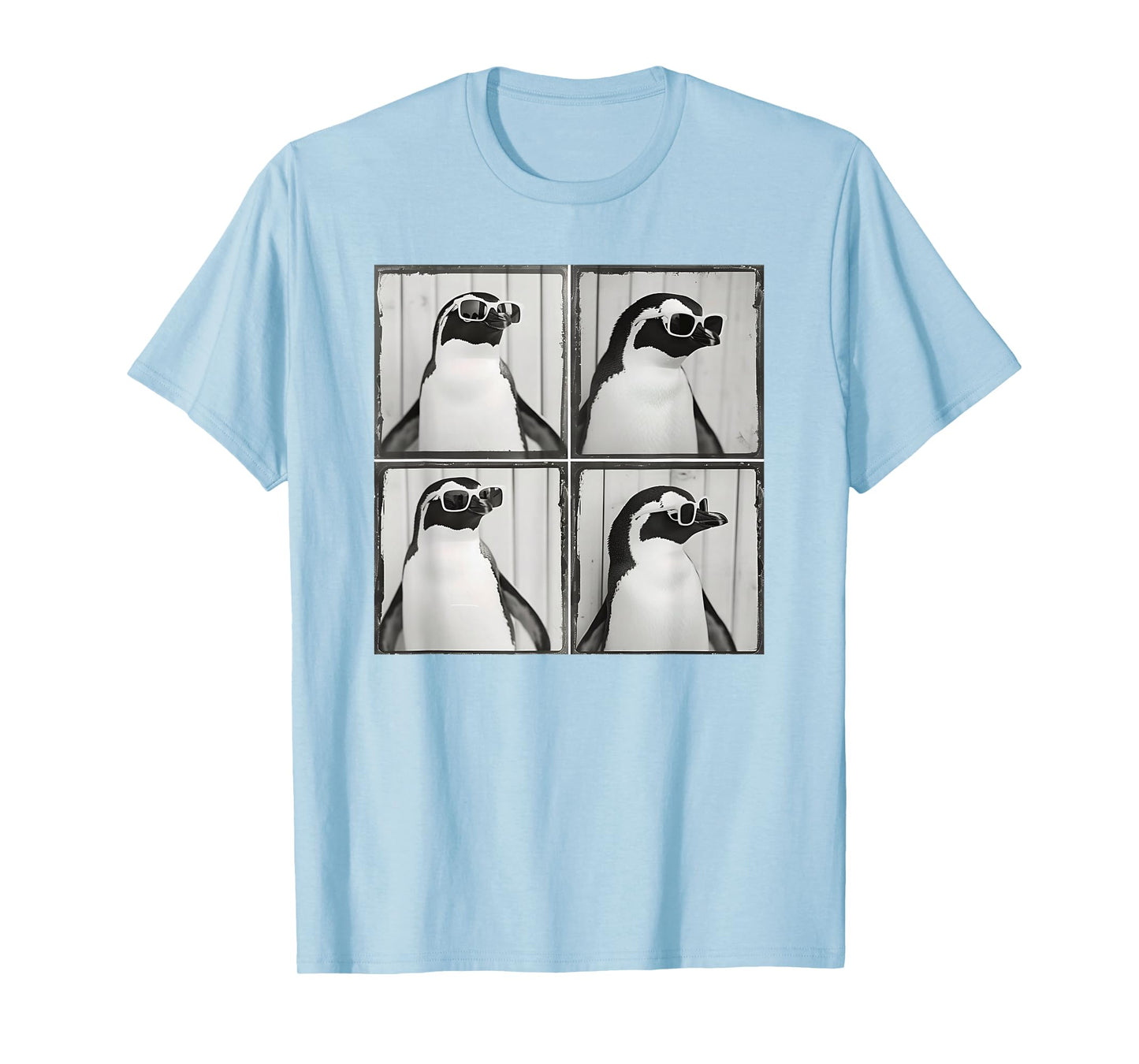 Funny Penguin Wearing Sunglasses Retro Penguin Lover T-Shirt
