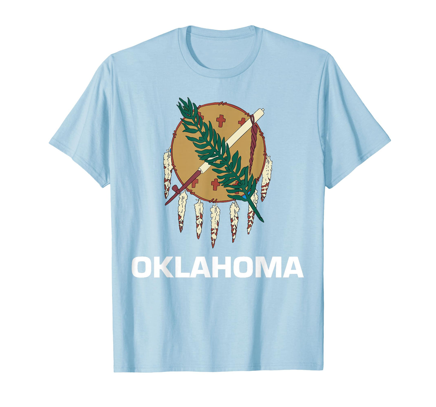Oklahoma OK state Flag USA T Shirt T-Shirt