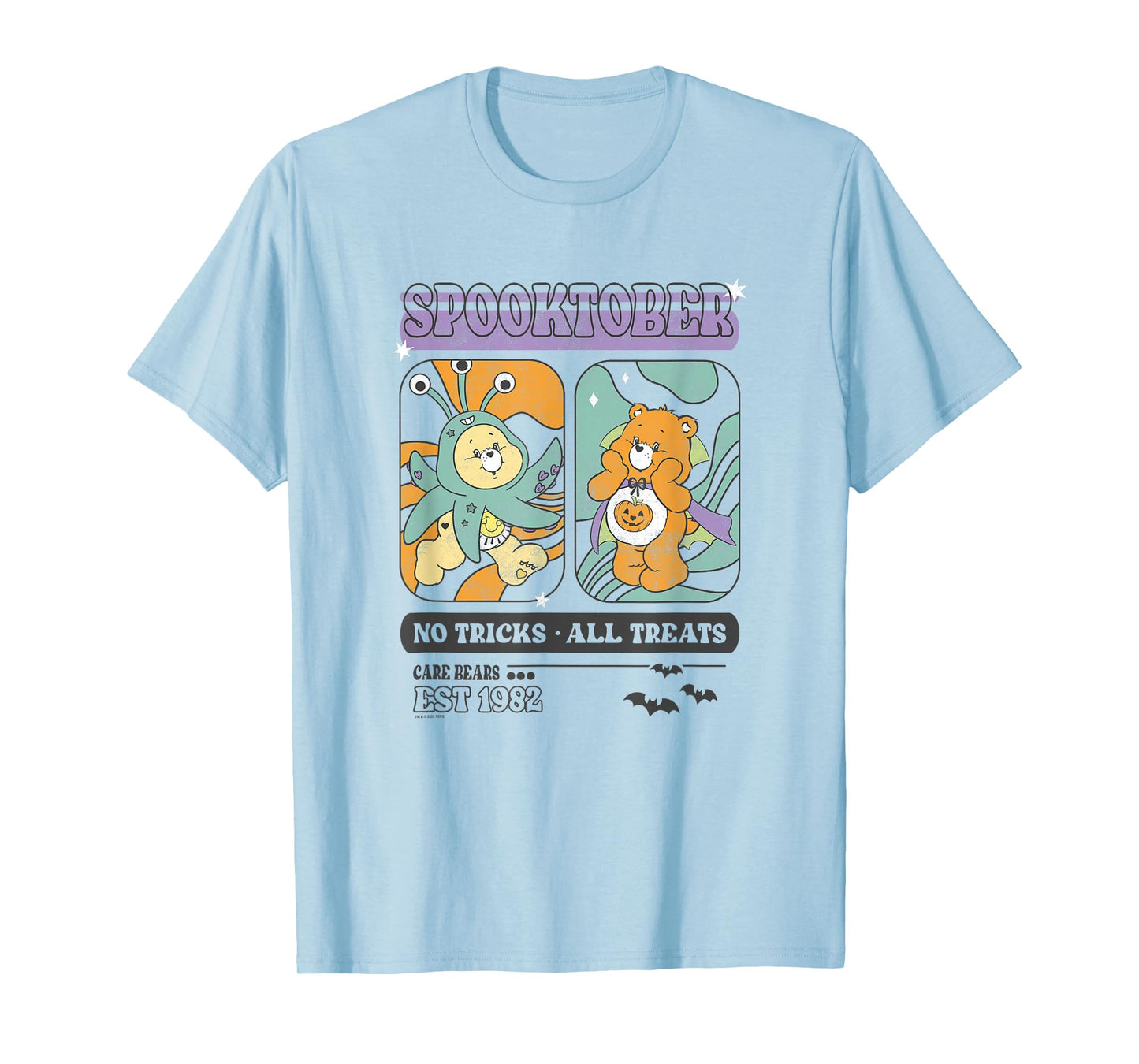 Care Bears Halloween Vintage Spooktober No Tricks All Treats T-Shirt