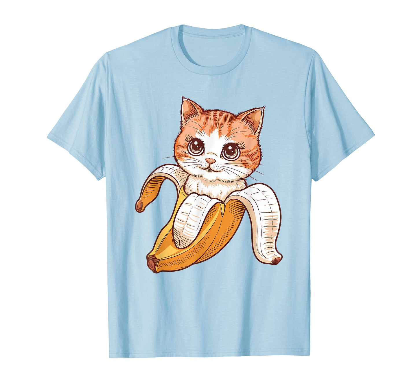 Banana Cat Kawaii Cat In Banana Love Cats And Bananas T-Shirt