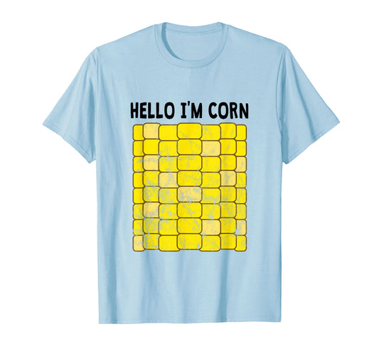 Corn Halloween Costume Funny Foodie Farmer T-Shirt