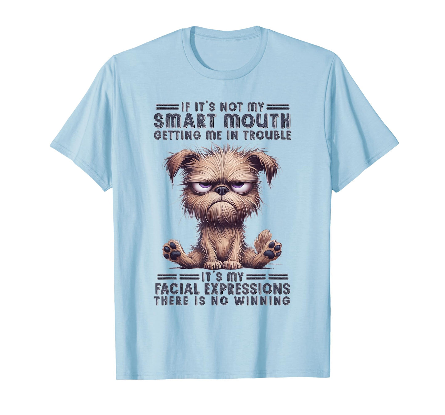 If It's Not My Smart Mouths Getting Me In Trouble Funny Cat T-Shirt