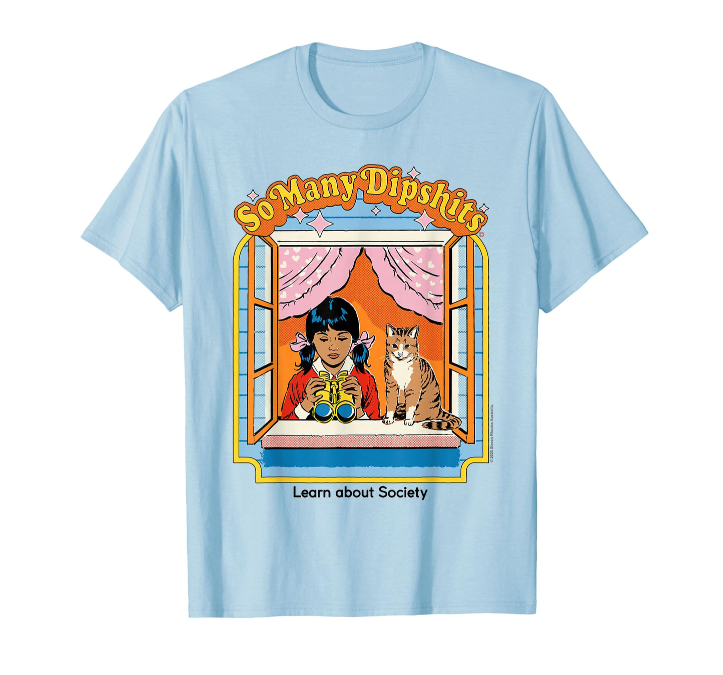 So Many Dips Cat Sarcastic Retro Vintage Funny Adult Humor T-Shirt