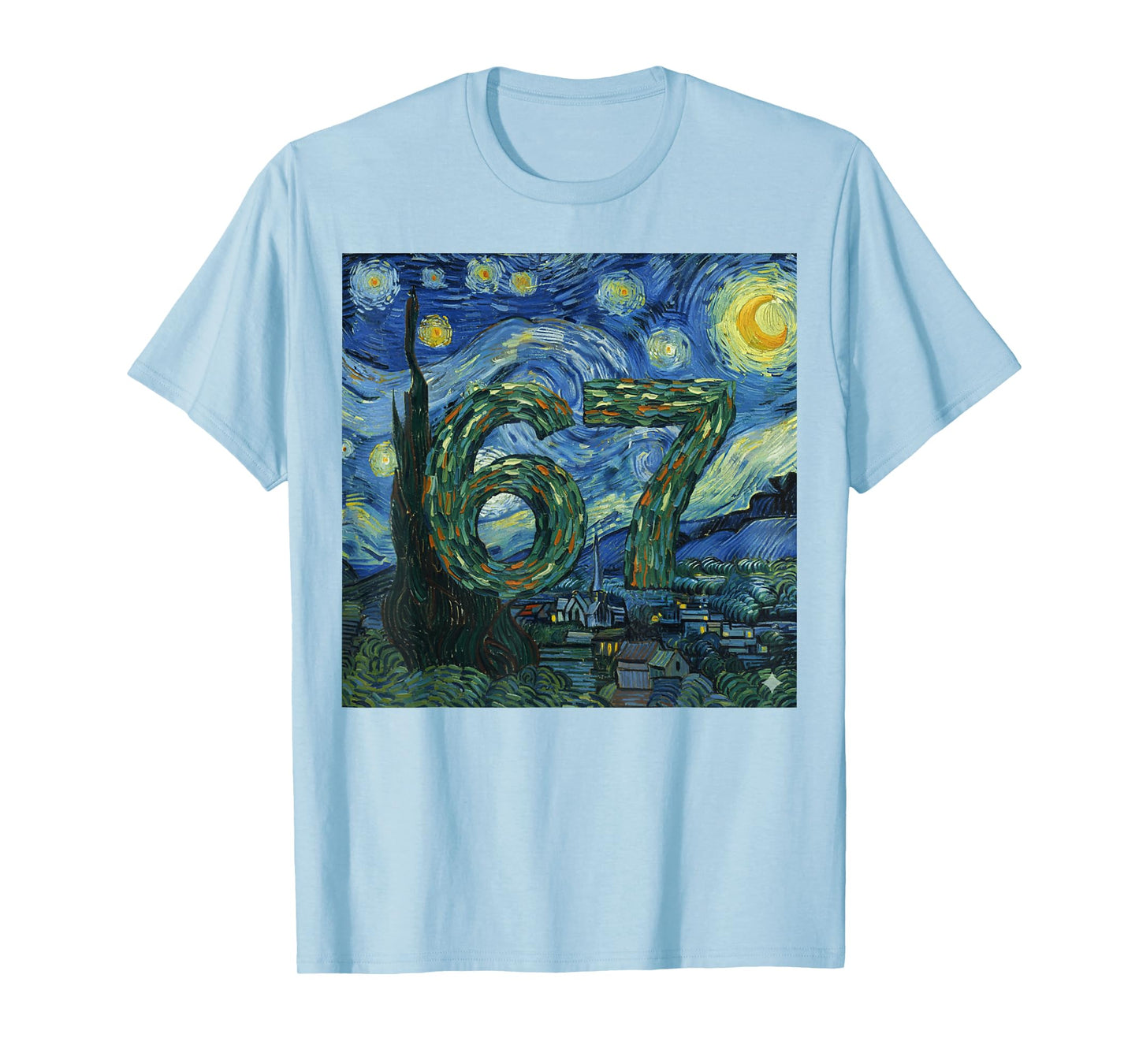 67 Van Gogh Style Gen Alpha Slang T-Shirt