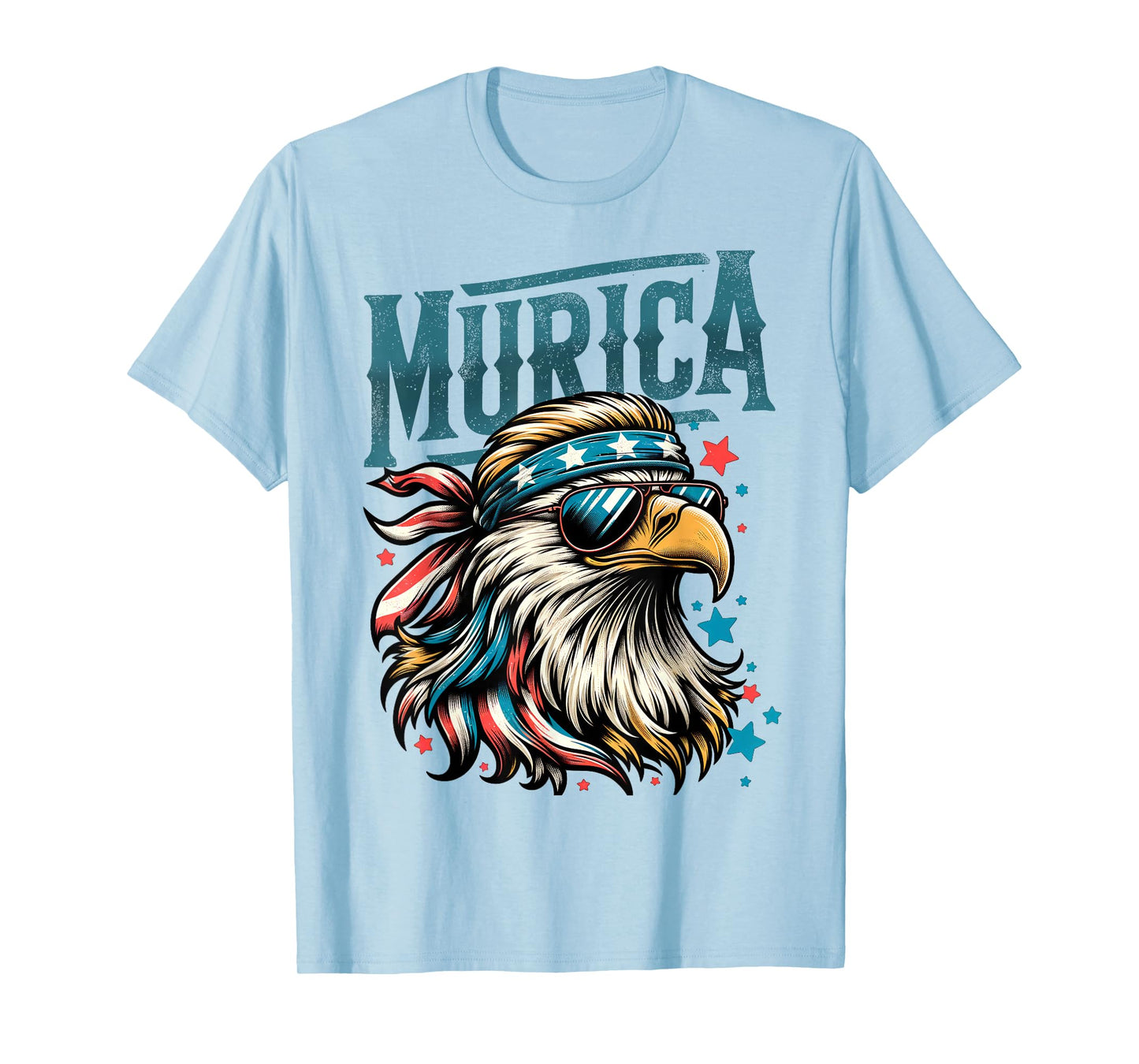 4th of July Patriotic Funny Eagle July 4th USA Murica T-Shirt