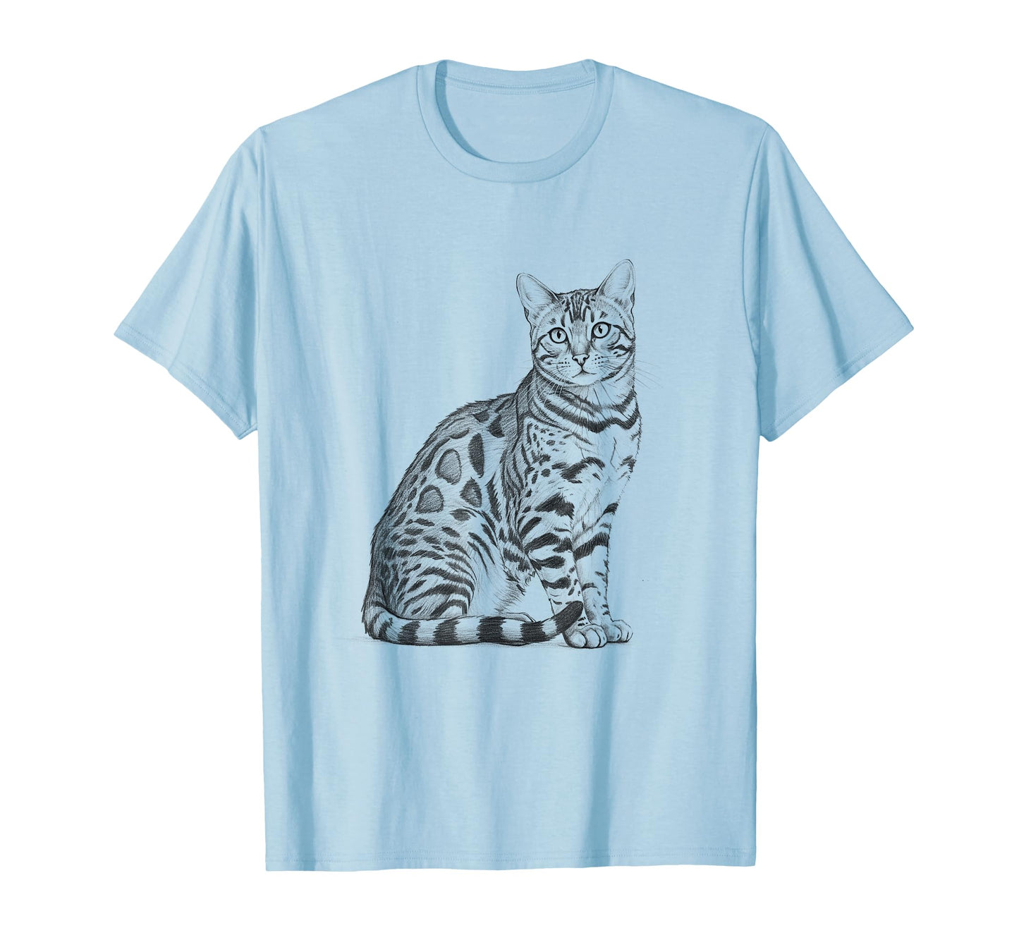 Bengal Cat Design For Women And Men T-Shirt