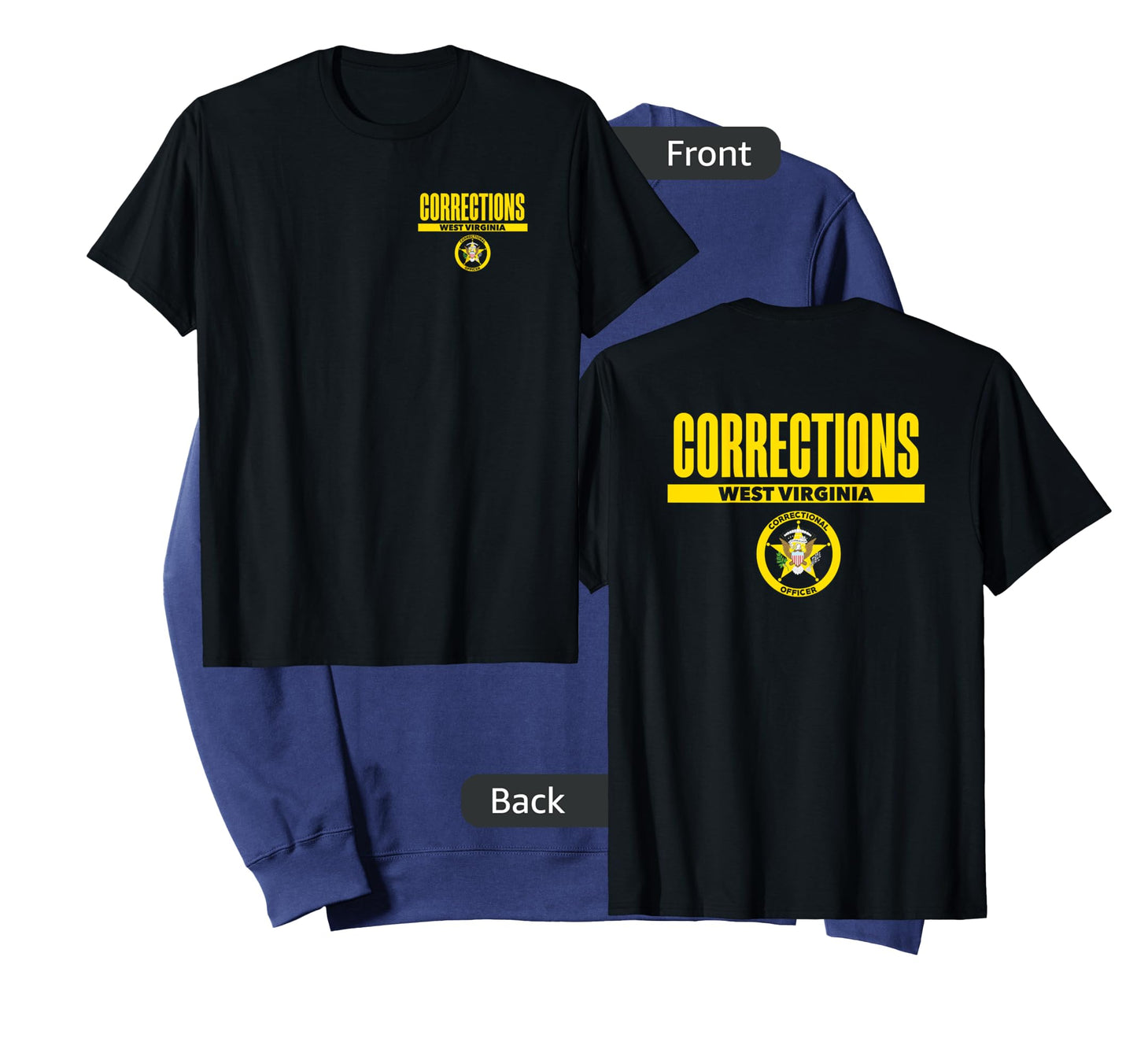 West Virginia Correctional Officer Thin Gray Line T-Shirt T-Shirt