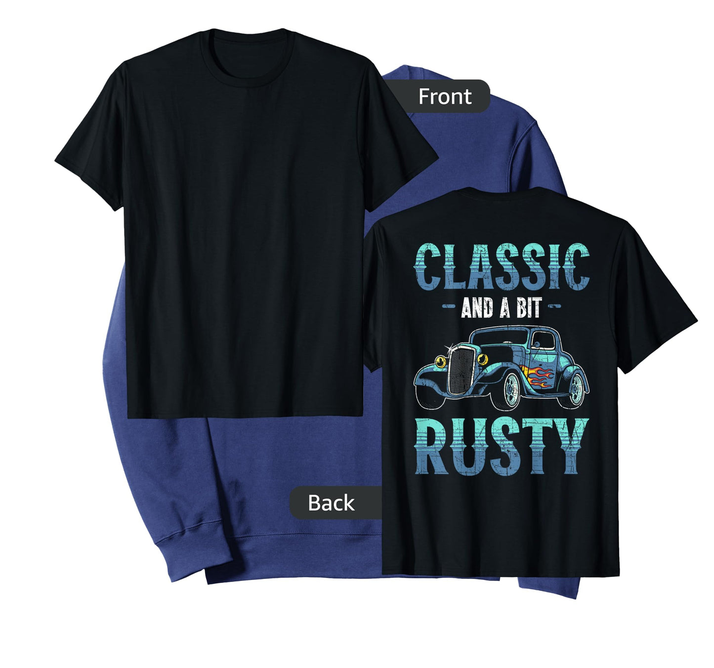 Backprint Restore Vintage Car Auto Detailing T-Shirt
