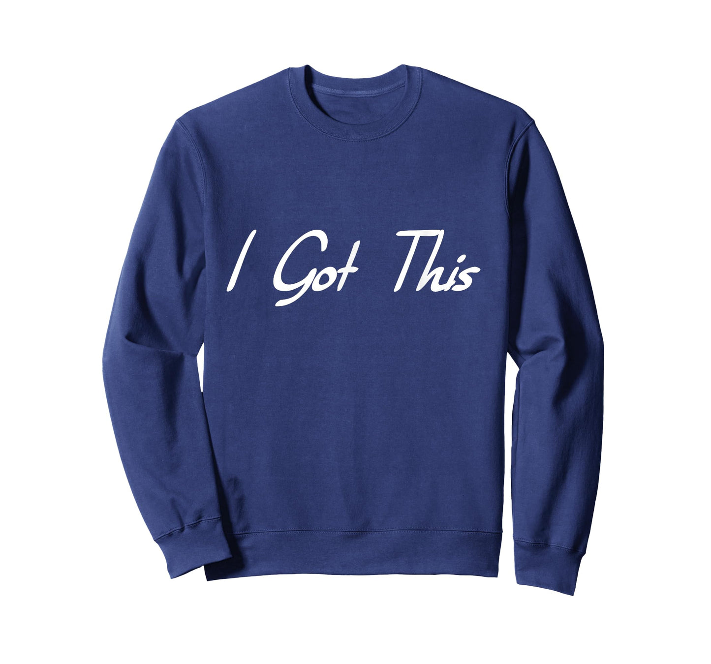 I Got This Motivational T-Shirt - Black - Unisex - Small - Modern Casual - Letter Print - Short Sleeve