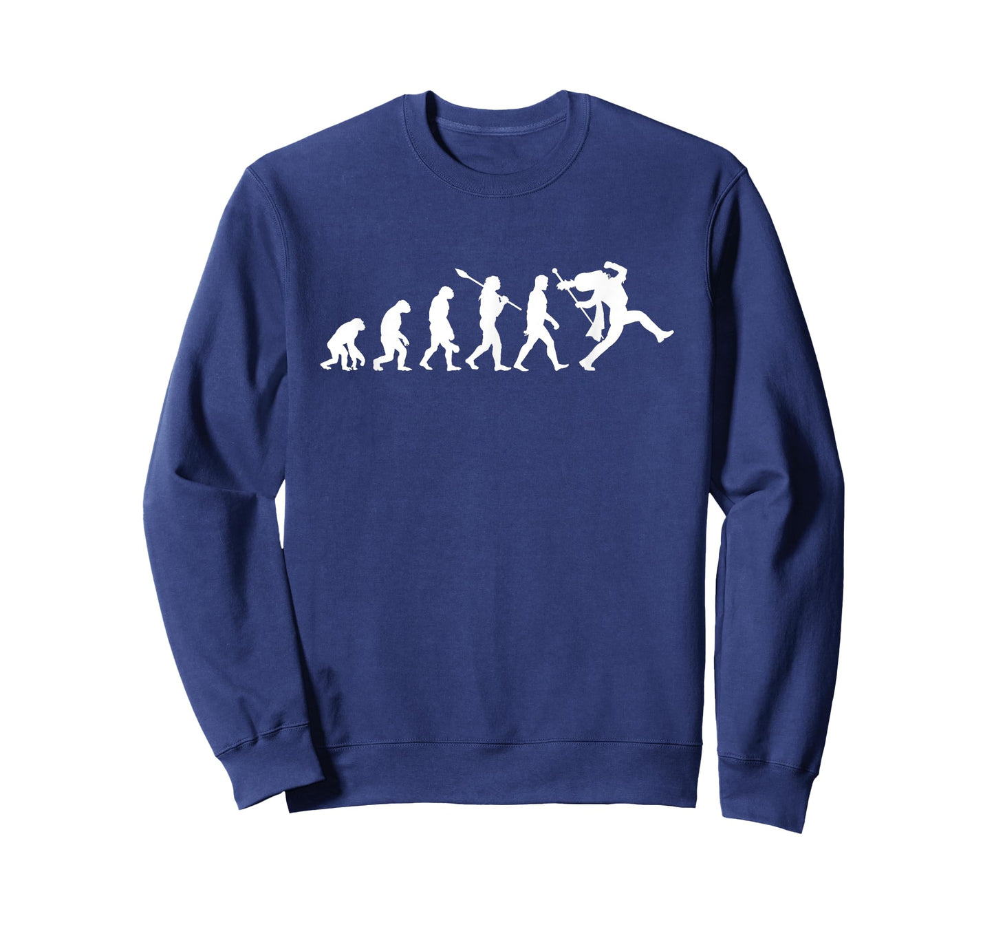 Marching Band Drum Major with Mace Evolving Design T-Shirt