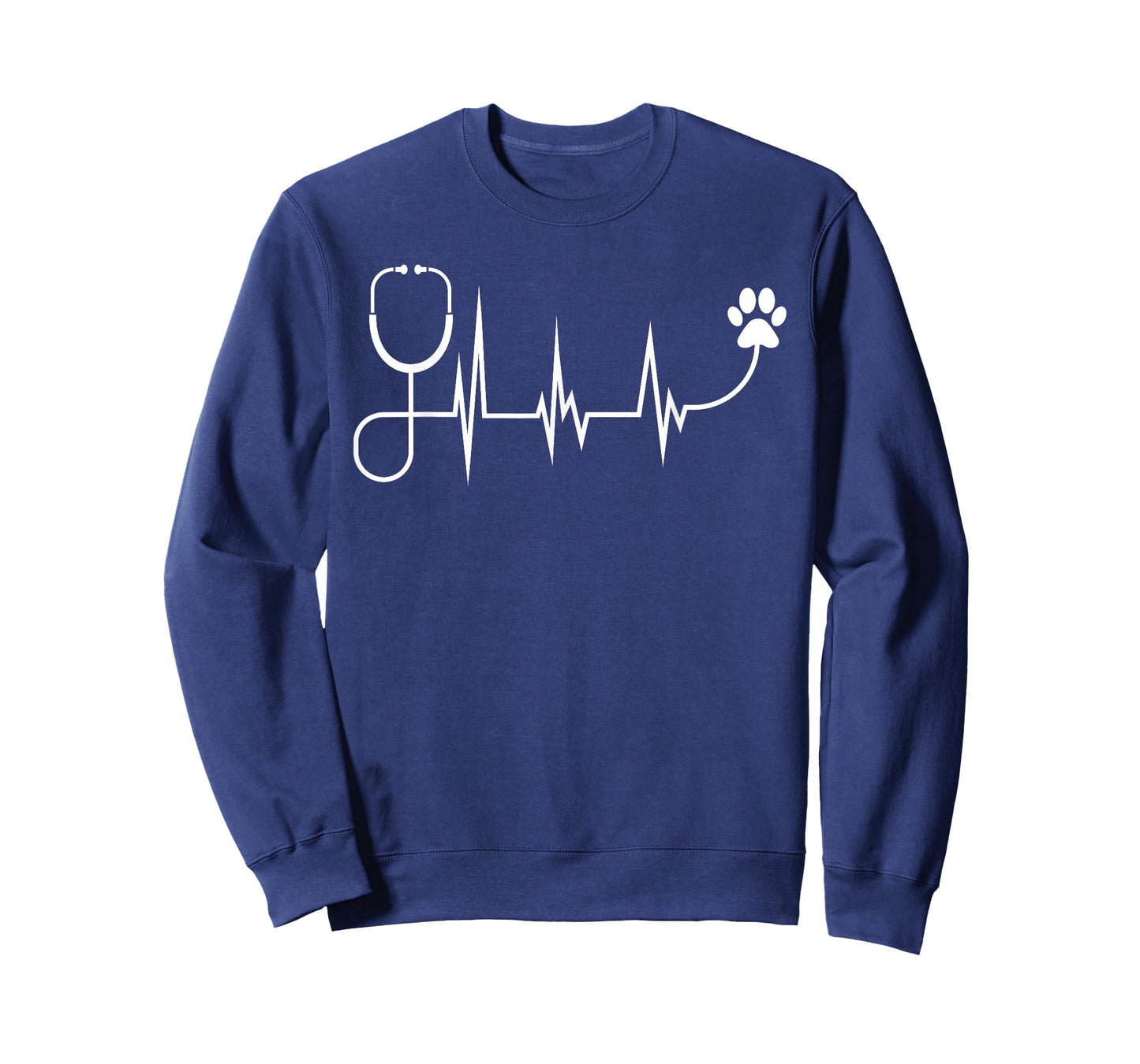 Cool Veterinarian Heartbeat | Funny Veterinary Worker Gift T-Shirt