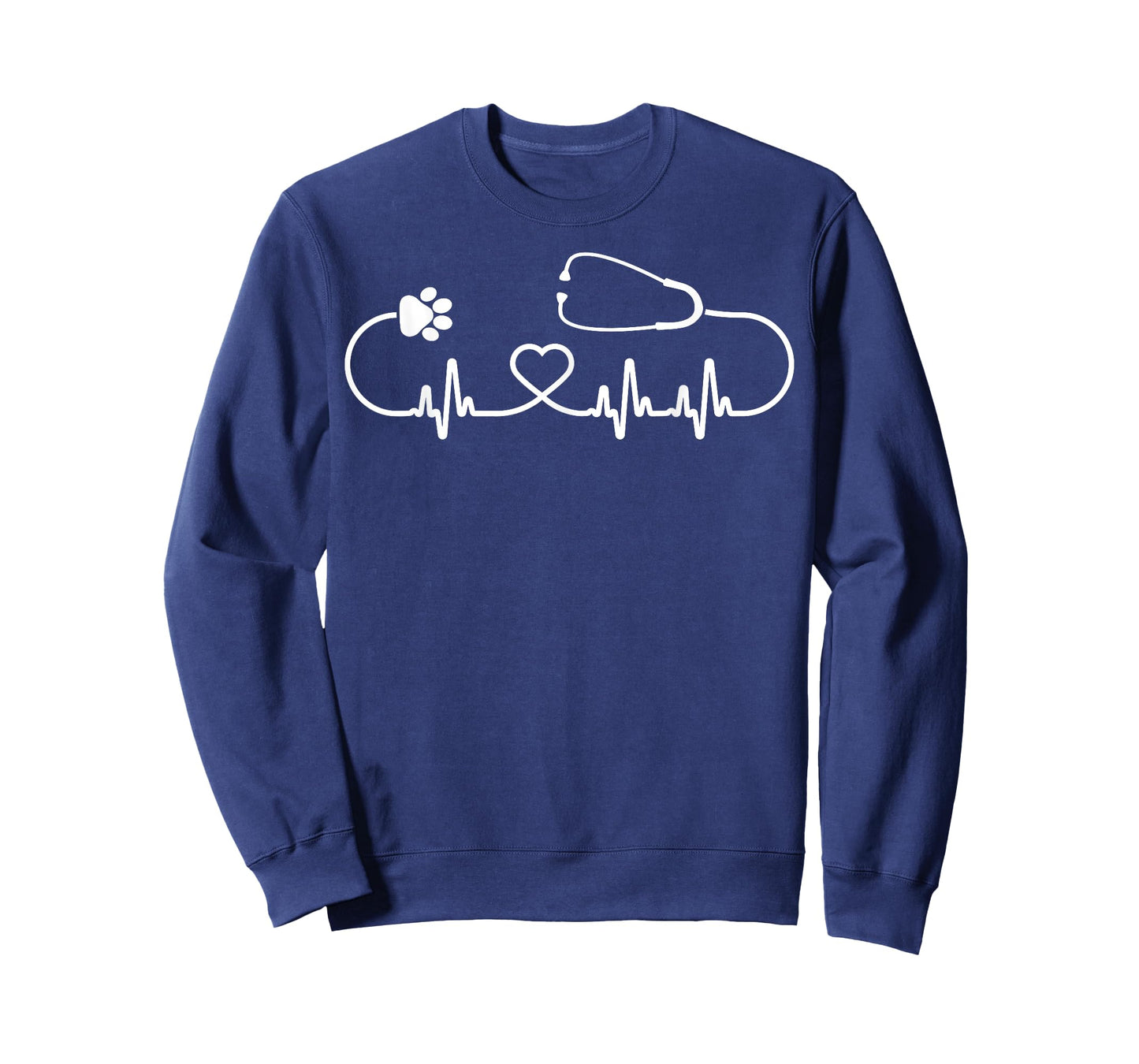 Cool Veterinarian Heartbeat | Funny Veterinary Worker Gift T-Shirt