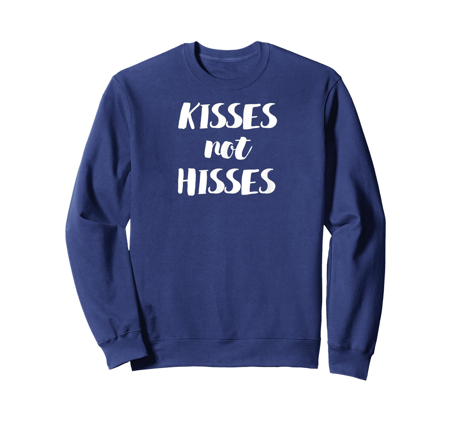 Kisses Not Hisses Kitten Owner or Funny Cat Lover T-Shirt
