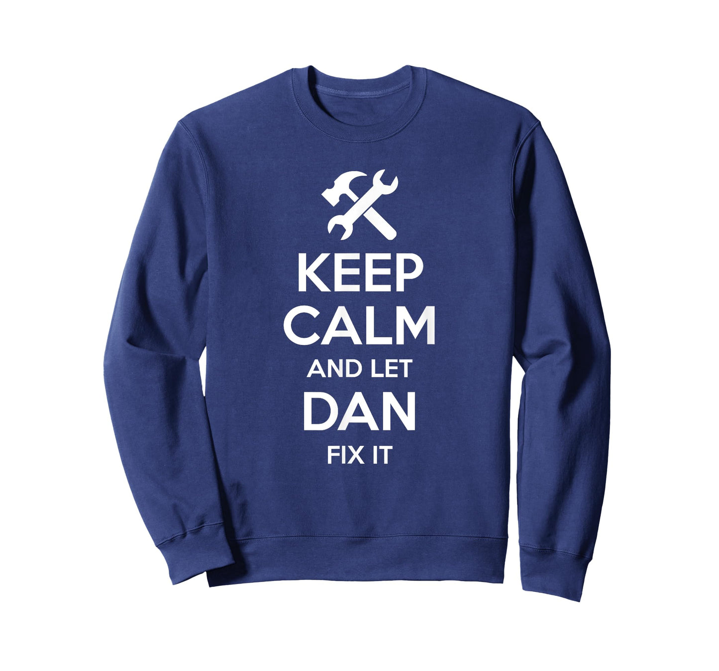 Custom Christmas Fathers Day Engineer Name For Men DAN Fix Quote Funny Birthday Personalized Name Gift Idea T-Shirt