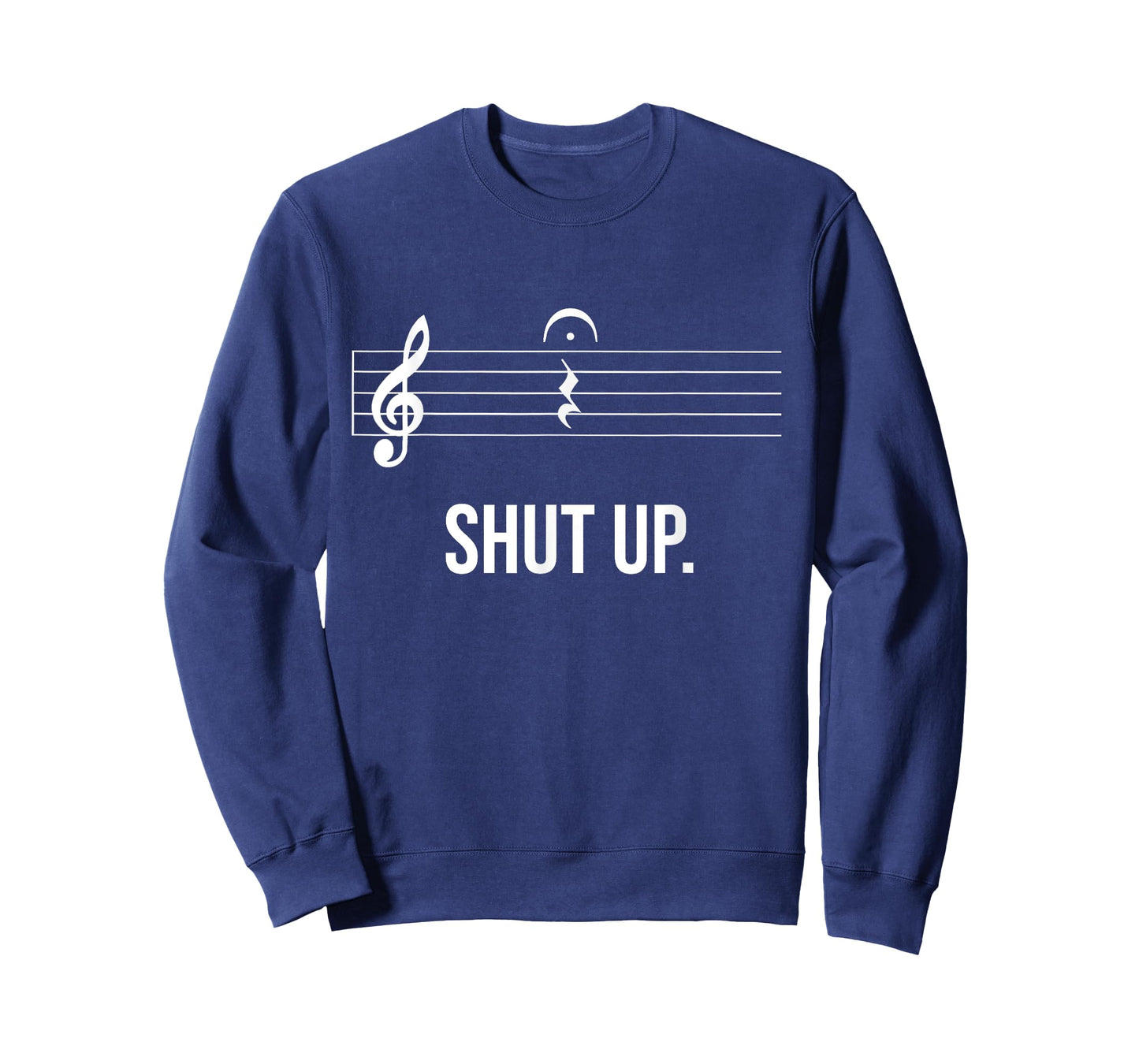 Funny Music Shut Up Quarter Rest and Fermata T-Shirt T-Shirt