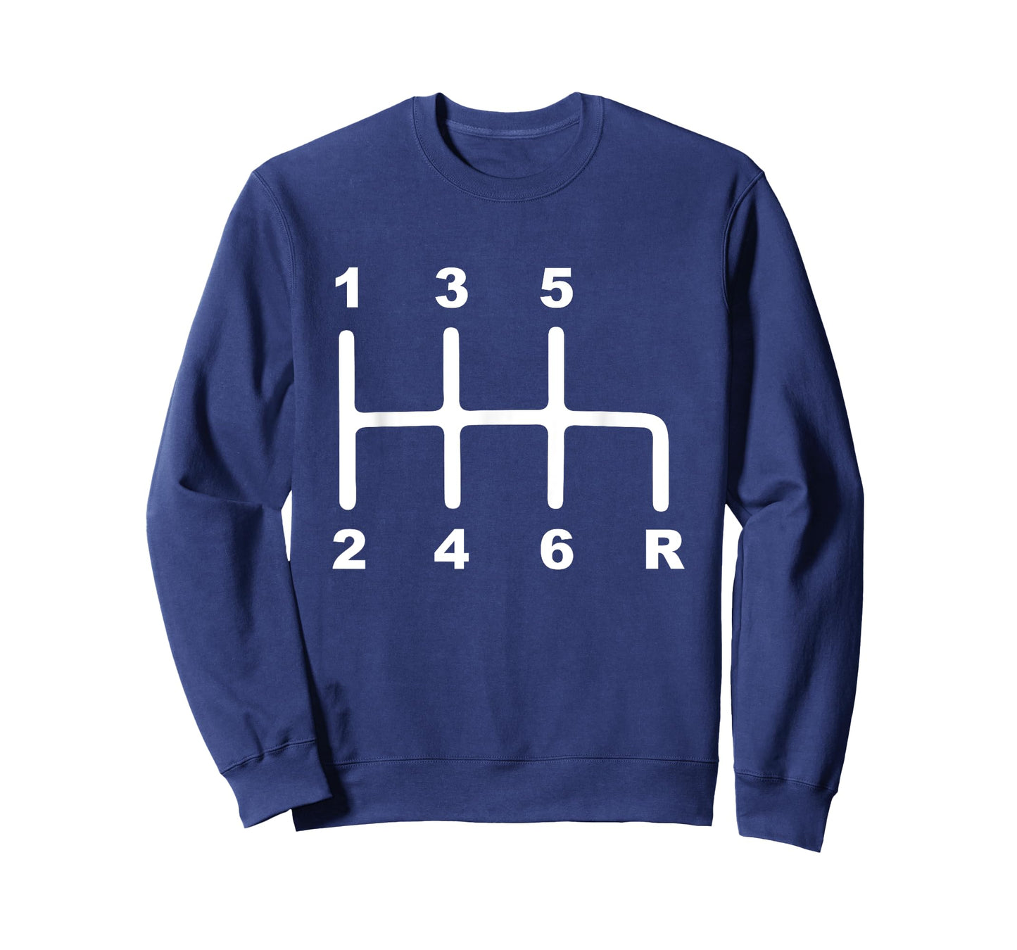 6 Speed Manual Transmission Shift Pattern Car T-Shirt