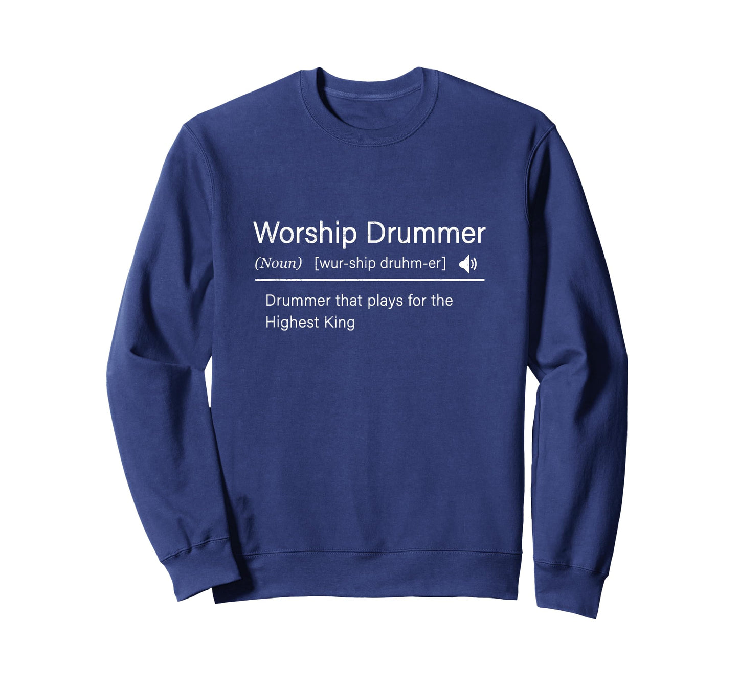 Awesome Worship Drummer Definition For A Christian Musician T-Shirt