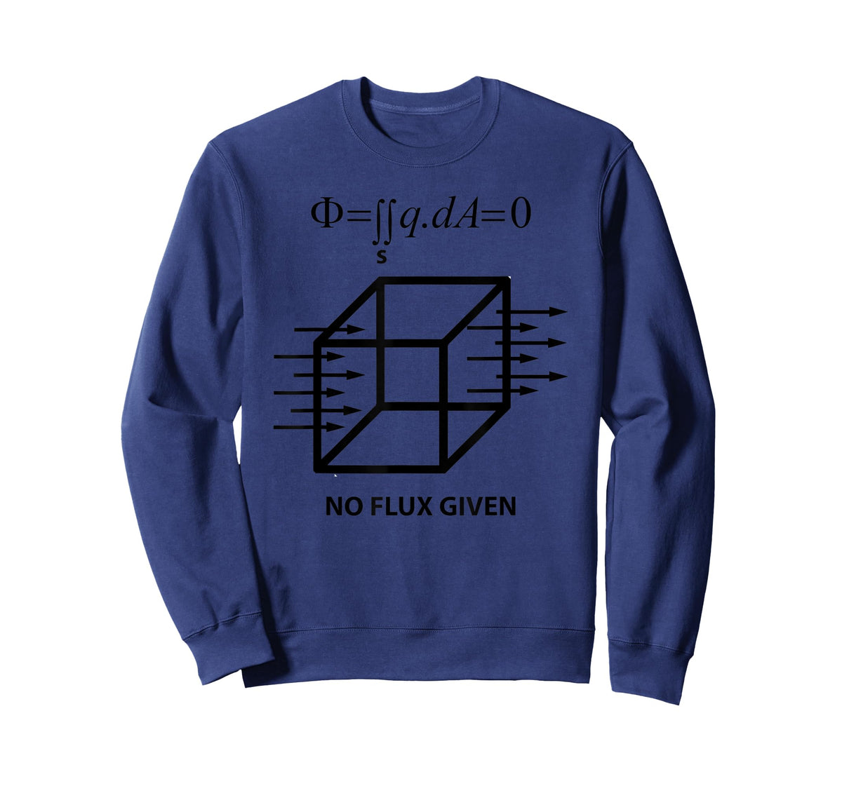 Funny Math Science Electrical Engineer Gauss Law Flux Humor T-Shirt