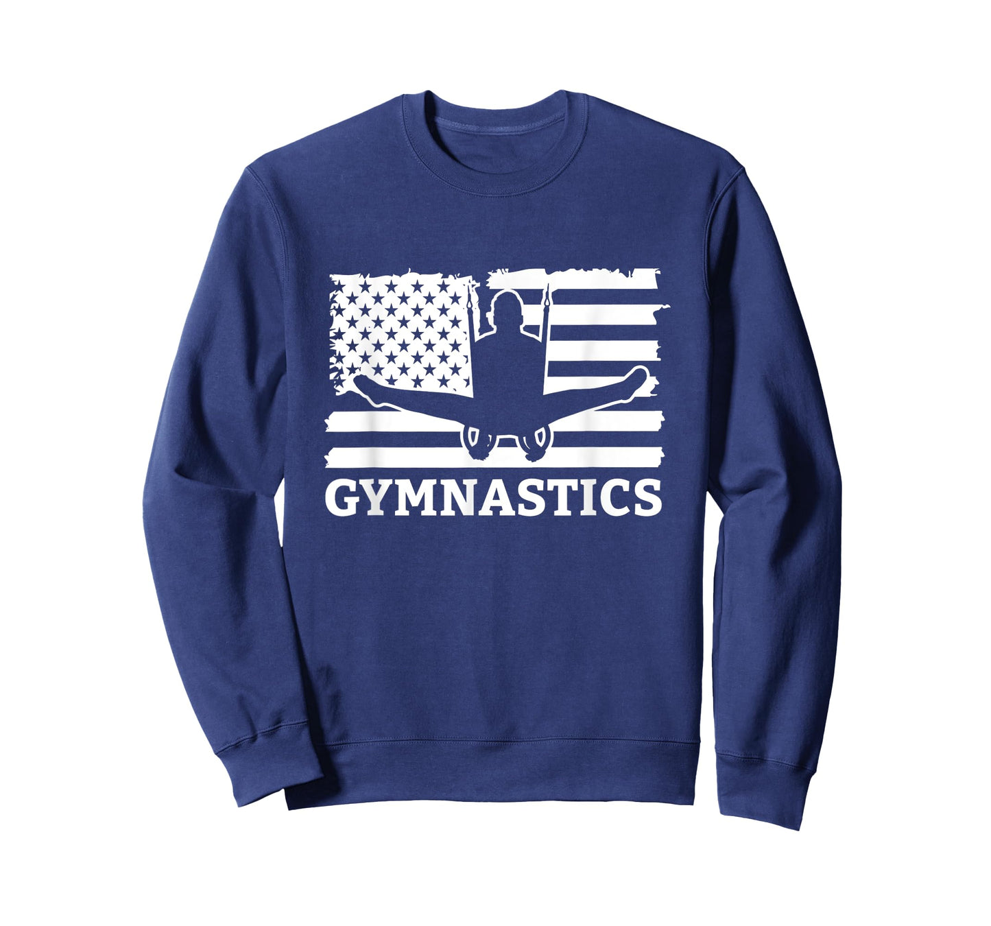 American Gymnastics USA Flag Gymnast Athlete Women Kids Men T-Shirt