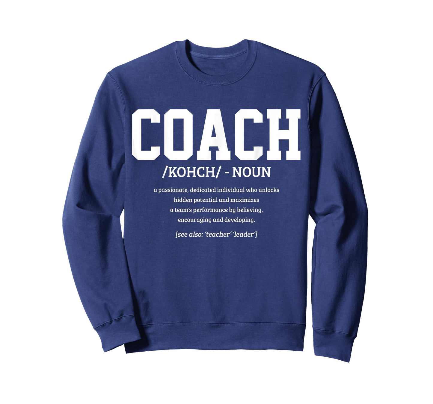 Coach Definition Funny Handball Football Trainer Sport T-Shirt