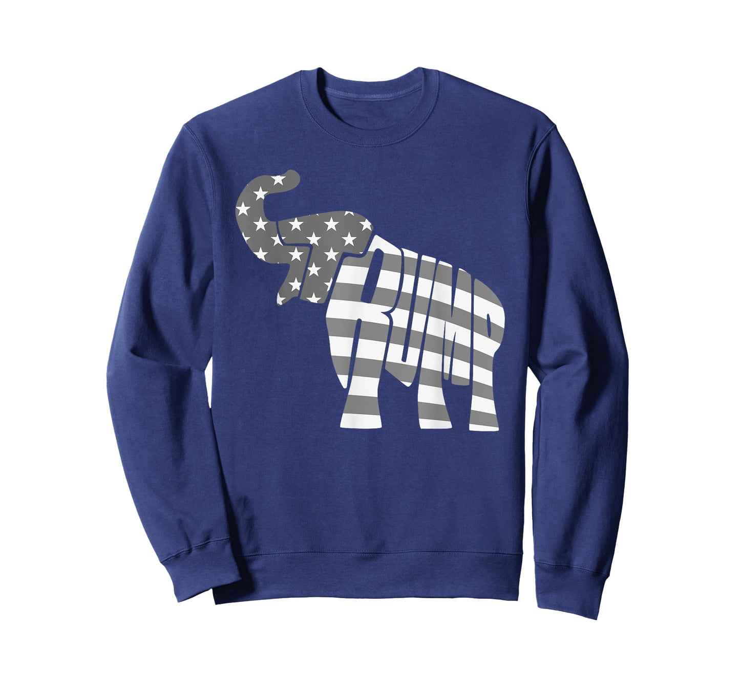 Cute Trump Gift | Proud American Flag Elephant For Men Women T-Shirt