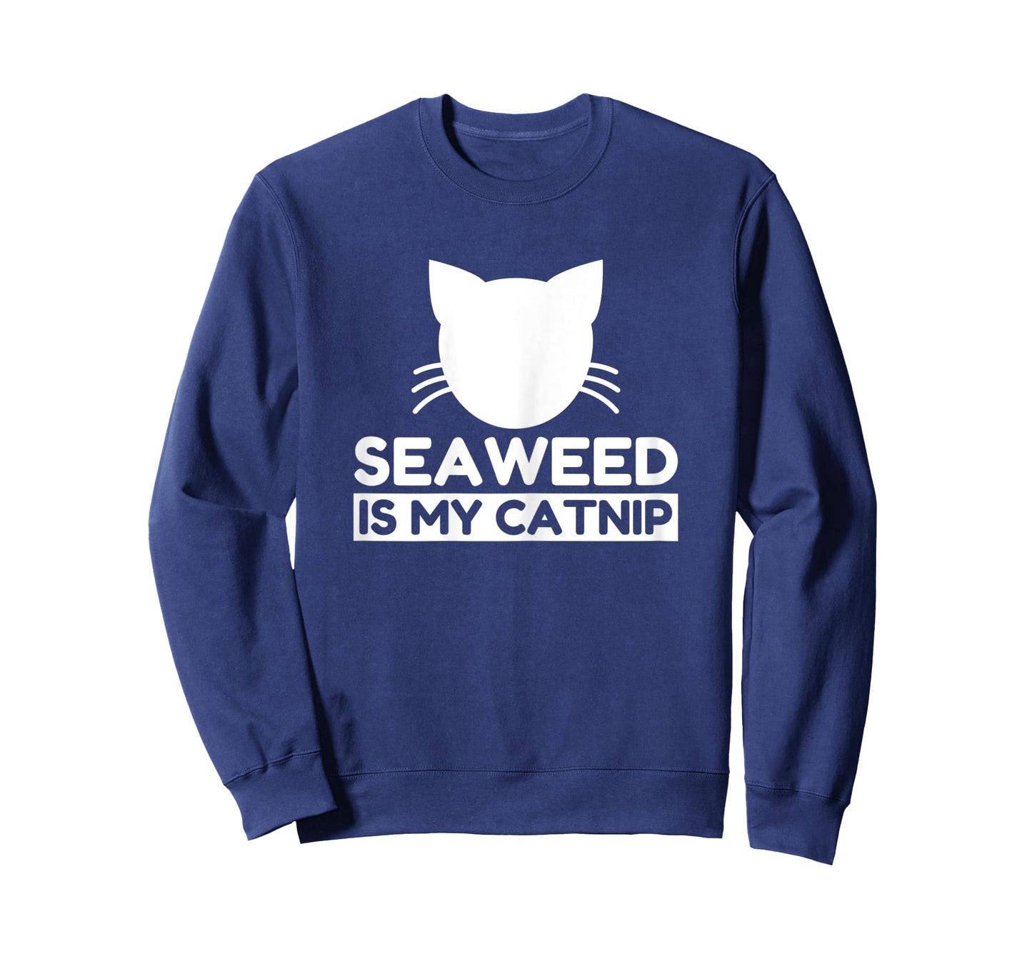 Seaweed Lover Funny Cute Cat Gifts Women Kids T-Shirt