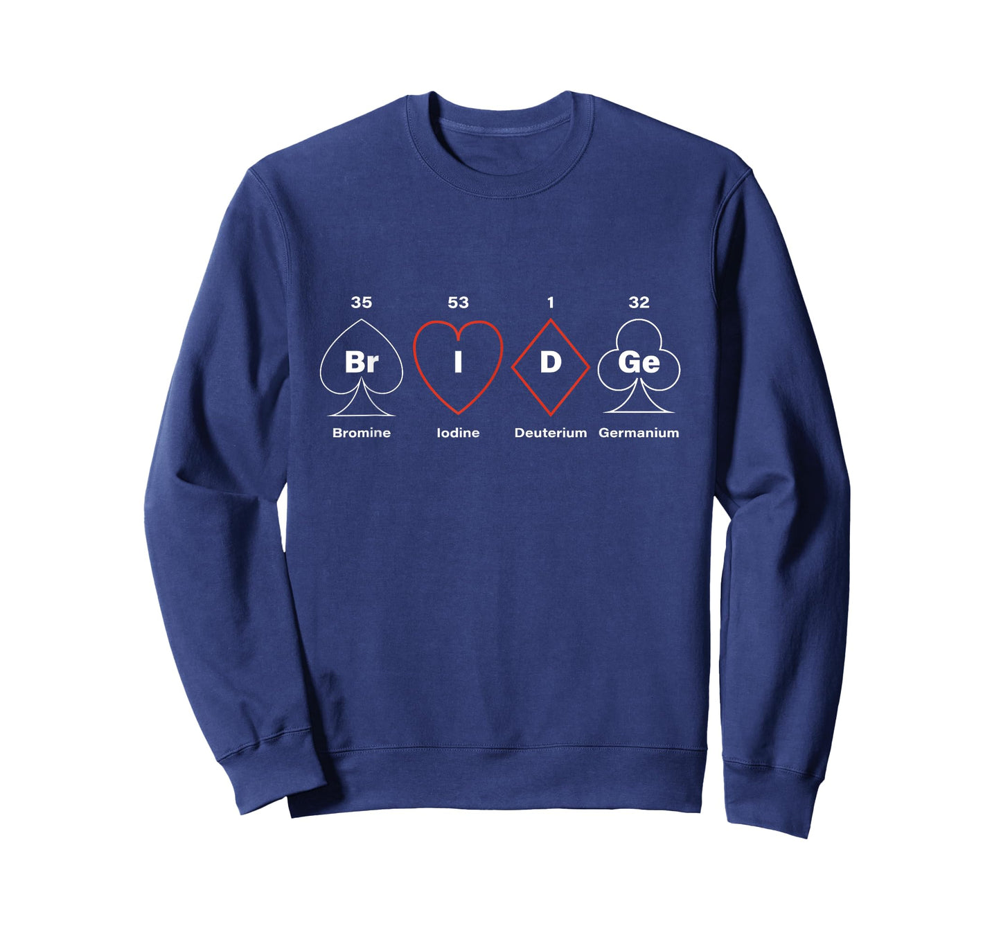 Contract Bridge Bidding Duplicate Card Game Periodic Player T-Shirt