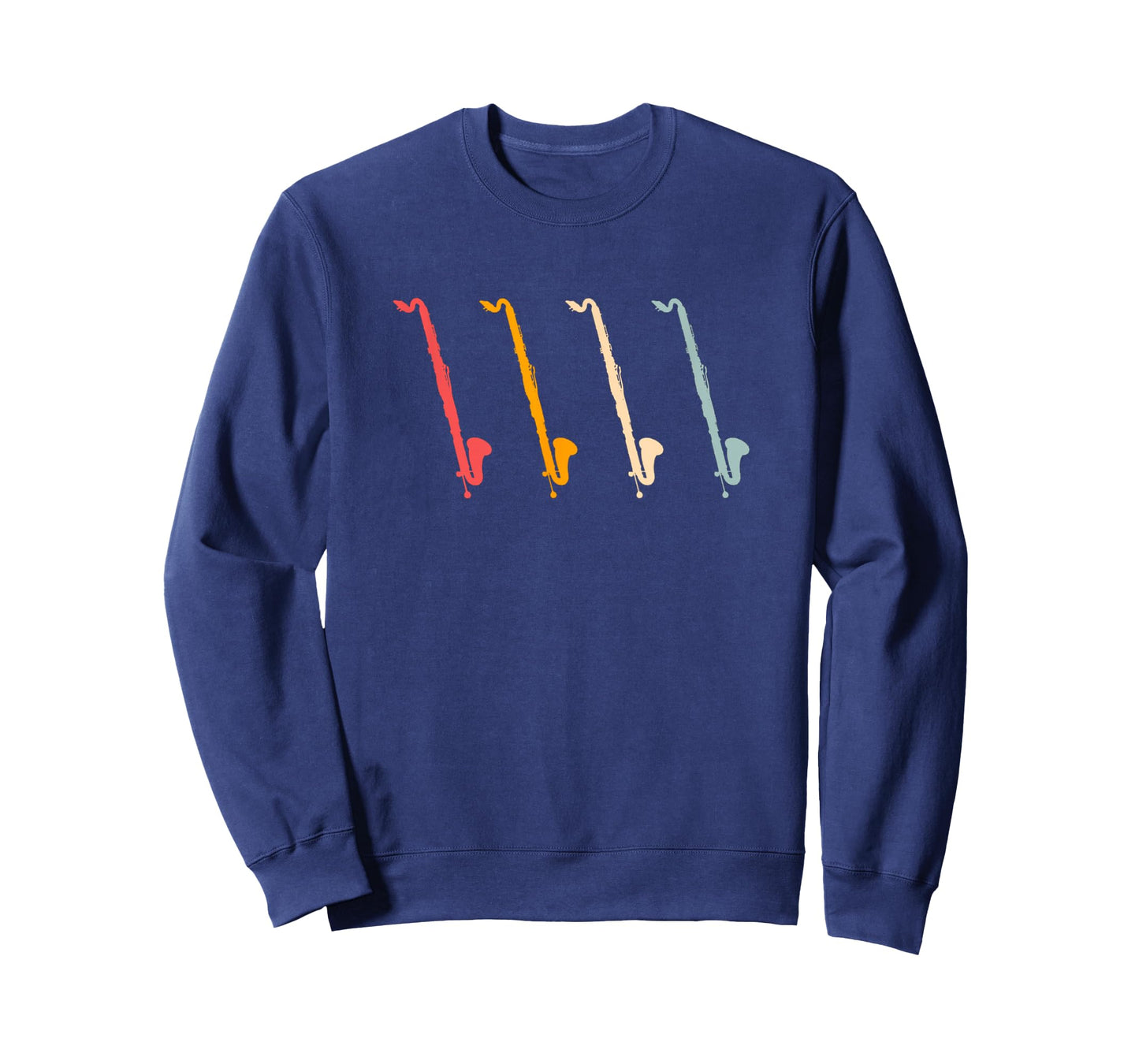Contrabass Clarinet Retro Bass Clarinet Silhouette T-Shirt