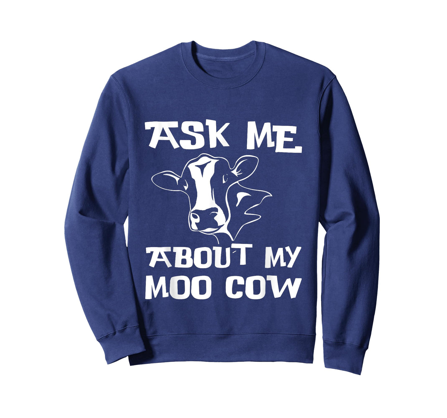 Ask me about my moo cow T-shirt Farmer Kids Fun T-shirt