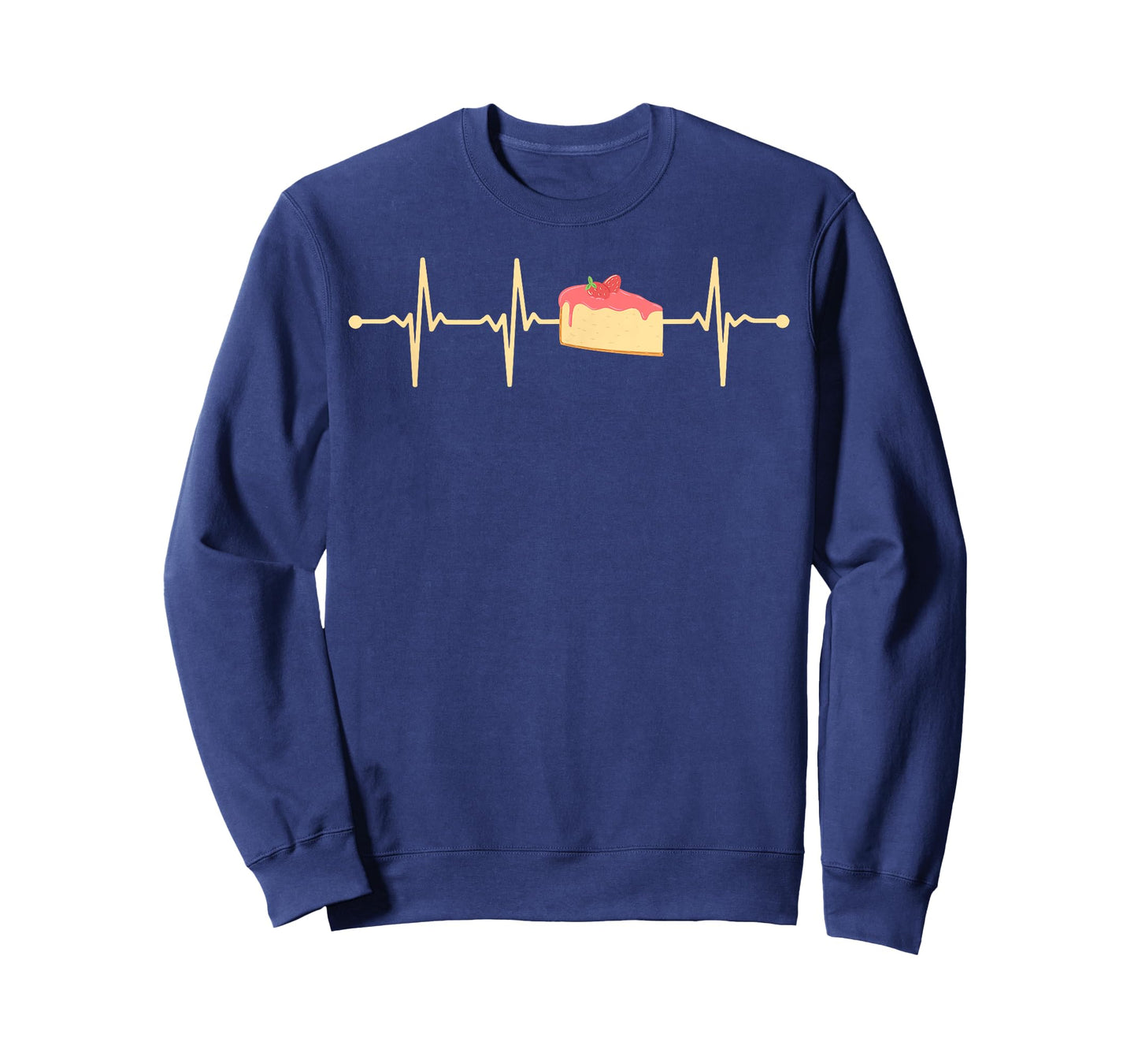 Cheesecake Heartbeat - Funny Cheesecake Lover T-Shirt