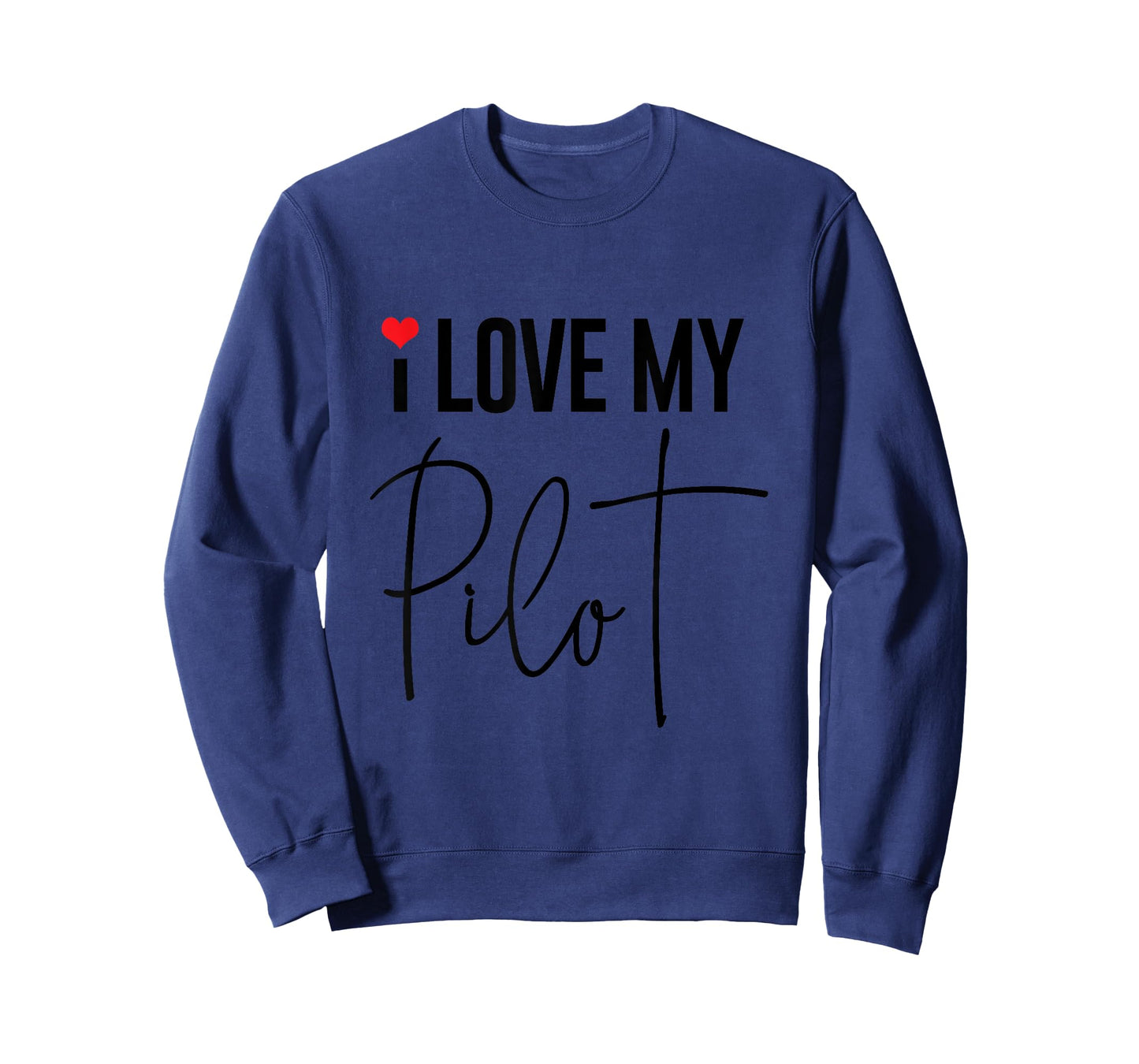 Aviator Surprise I Love My Pilot Aviation Wife Husband T-Shirt