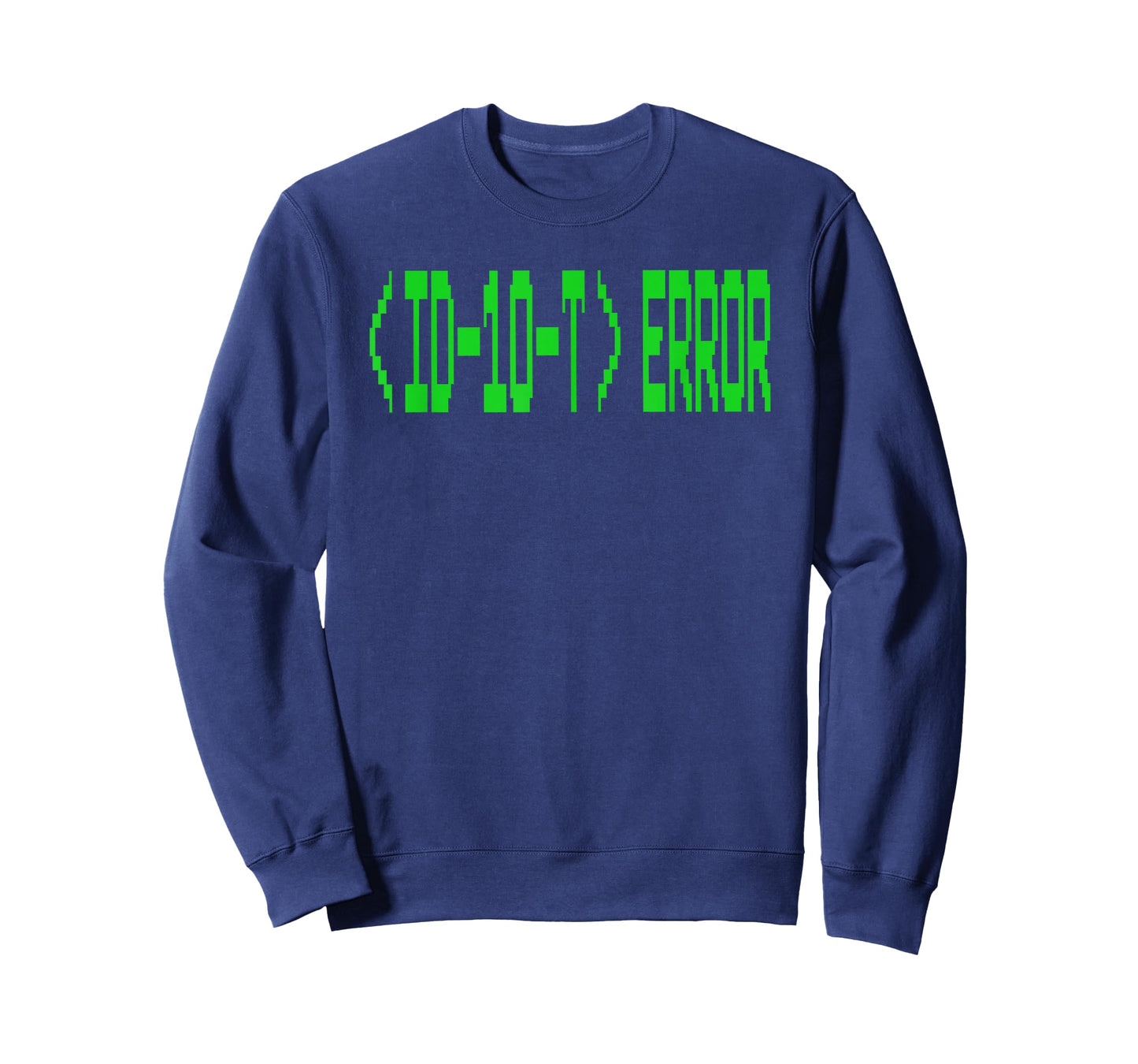 FUNNY ID10T ERROR IT NERD GIFT RETRO VINTAGE FONT T-Shirt