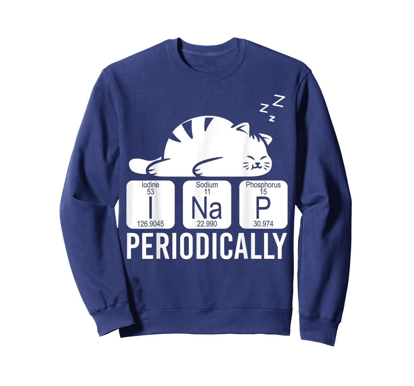 Cute Animal Periodic Table Funny Chemist Gift Cat Chemistry Men Women Girls Kids T-Shirt