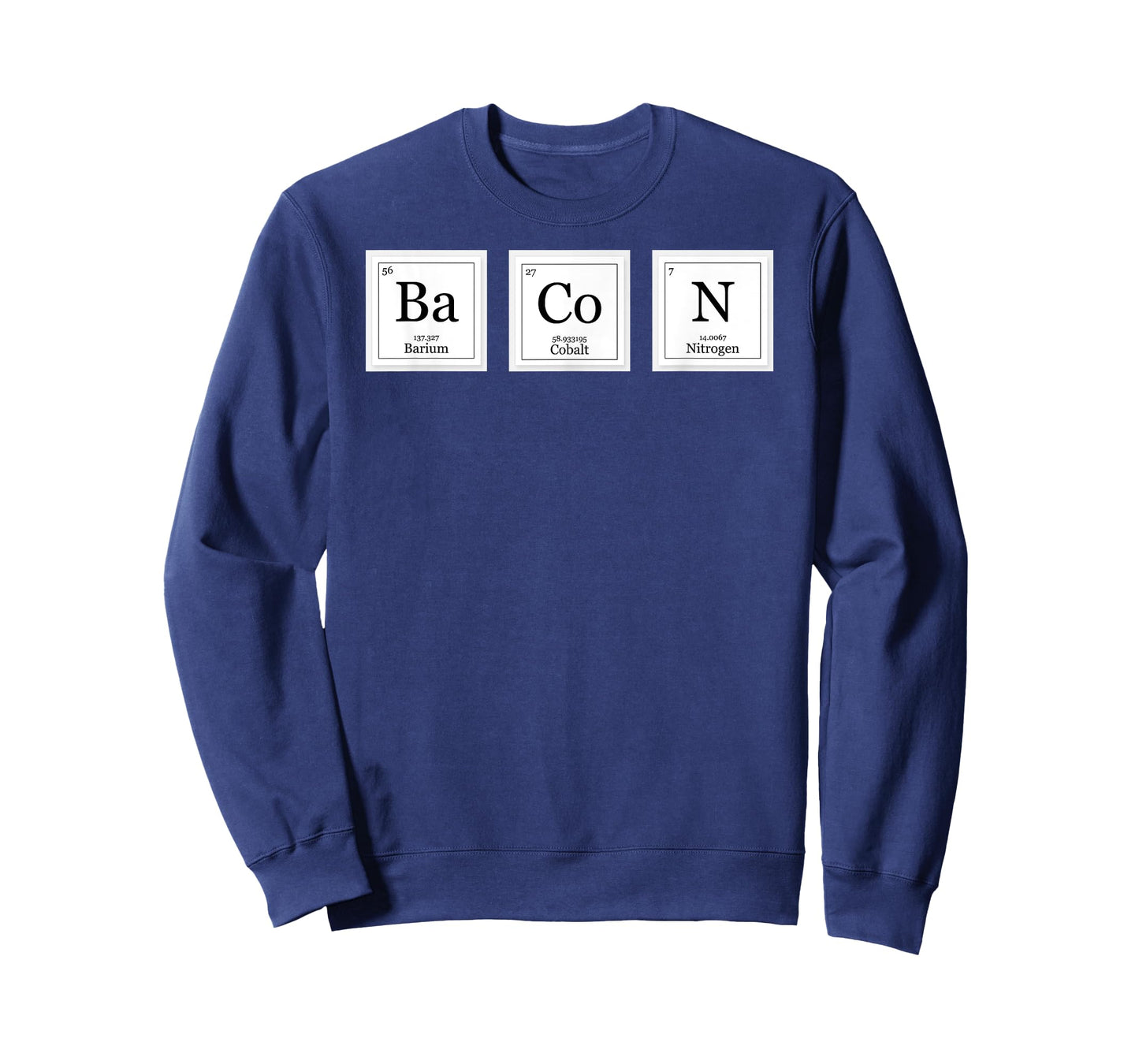 Bacon Ba Co N Funny Chemistry Period Table Elements T-shirt T-Shirt